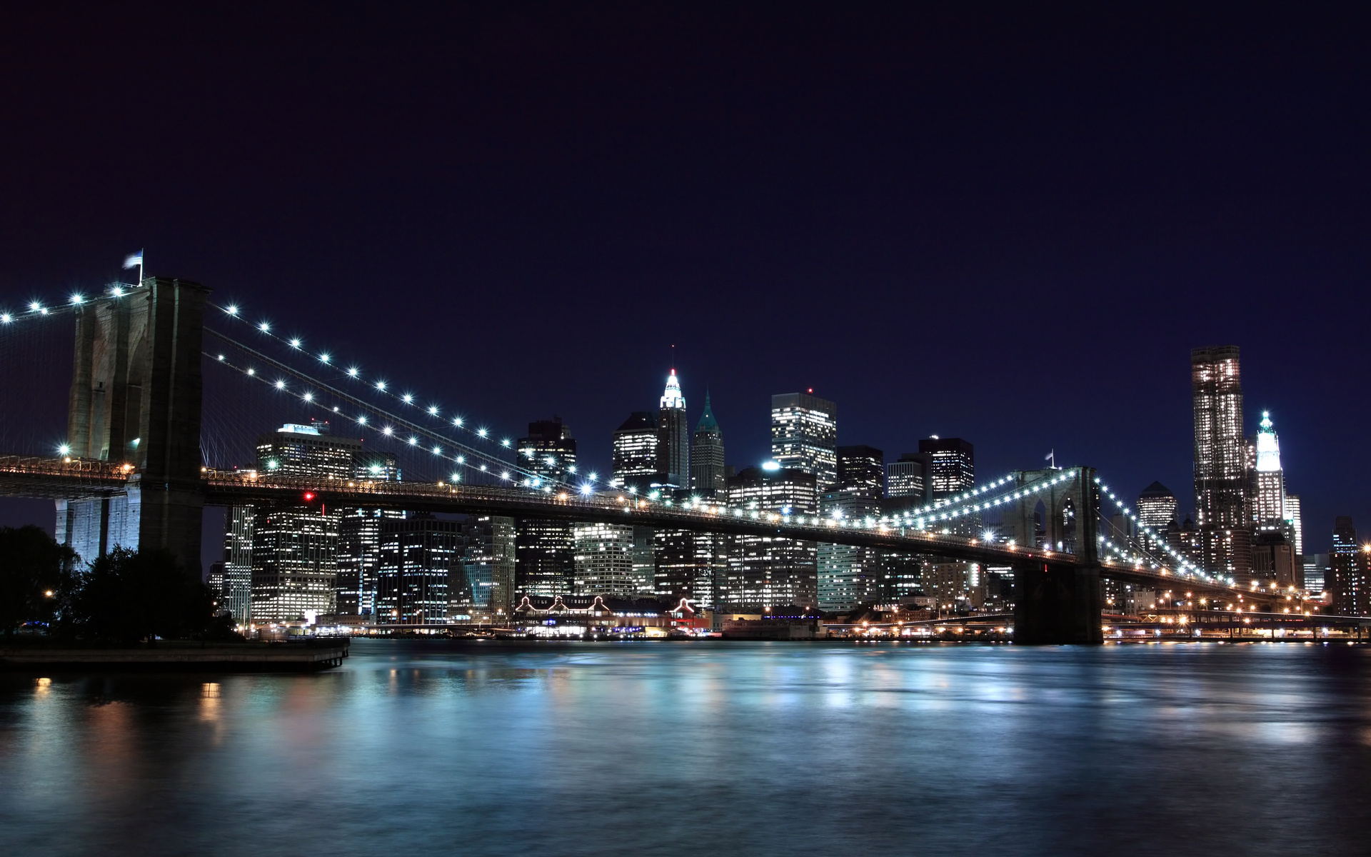 Man Made Brooklyn Bridge HD Wallpaper