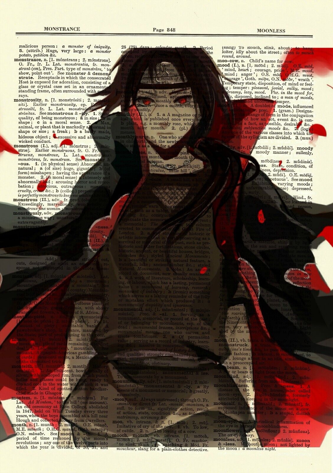 Naruto Itachi Uchiha Anime Dictionary