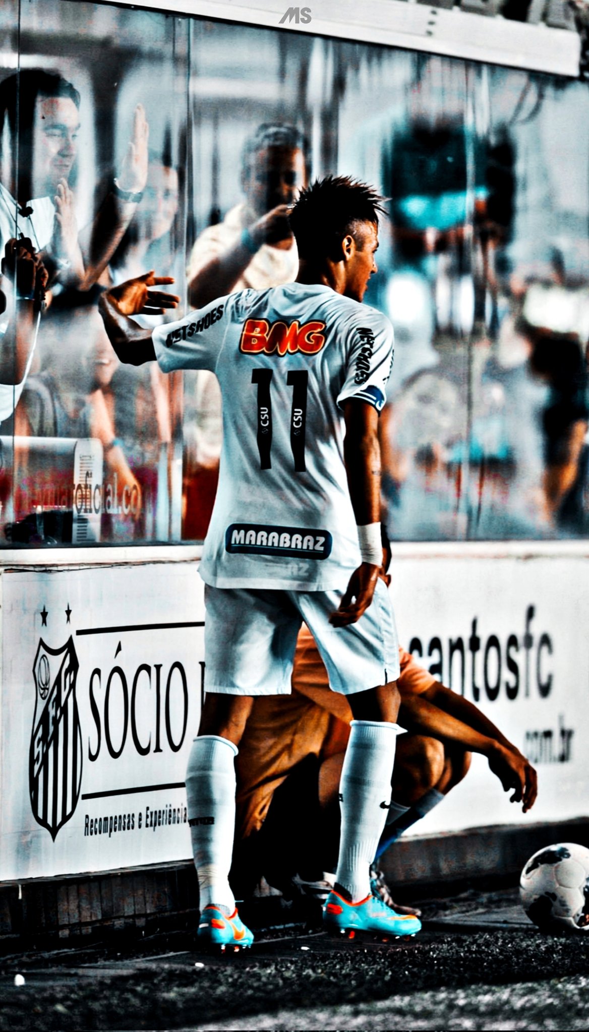 neymar jr wallpaper santos