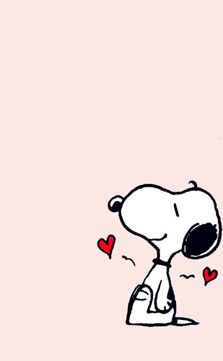 Snoopy wallpaper, Snoopy valentine