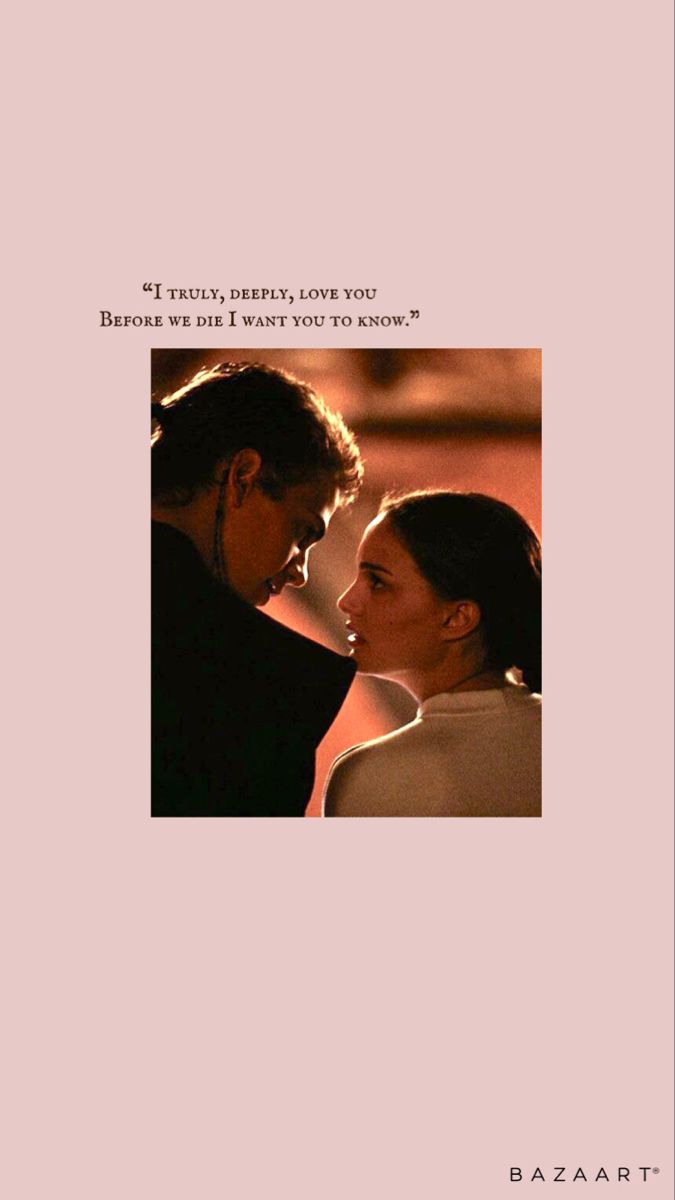 Wallpaper anakin and padme