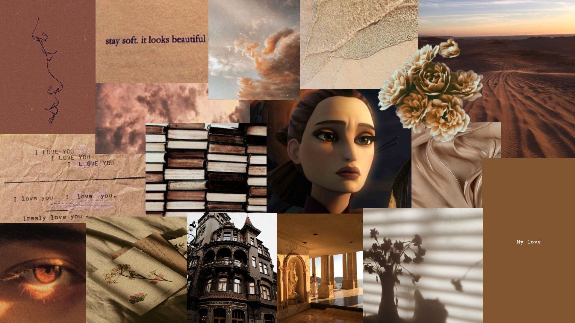 Aesthetic Padmé Amidala Laptop Wallpaper