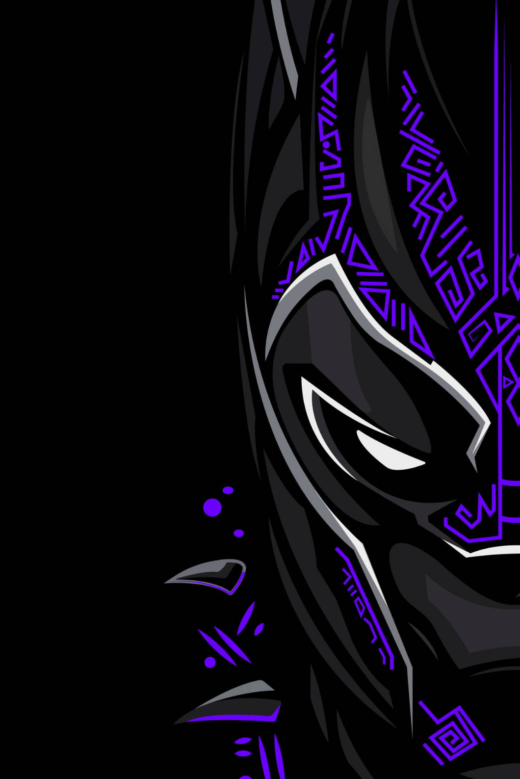 Black Panther iPhone 4s Wallpaper