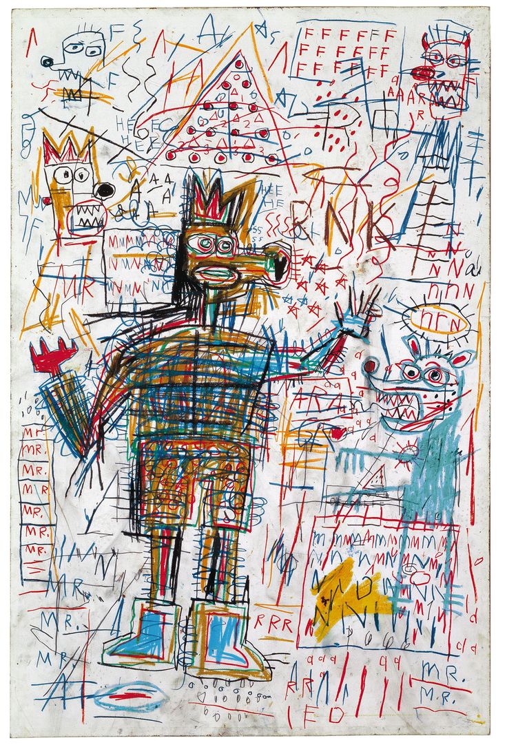 Jean Michel Basquiat Drawing: Work From
