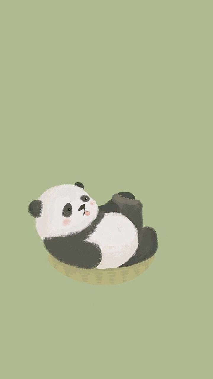 Cute cartoon wallpaper, Cute panda