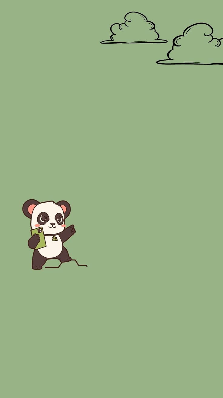 Cute panda wallpaper, Panda background