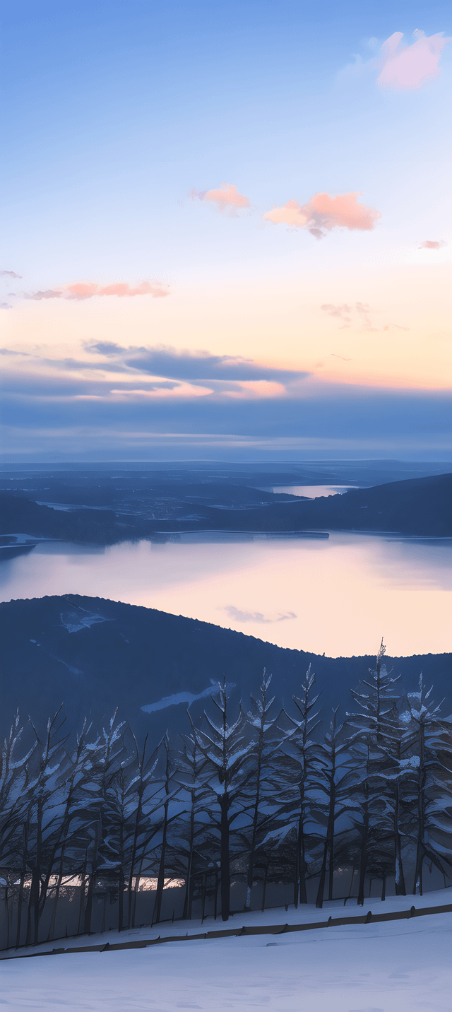 Nature wallpaper 1080x2400 AI