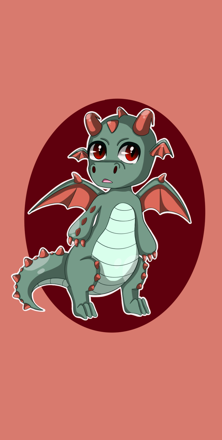 Cute dragon wallpaper