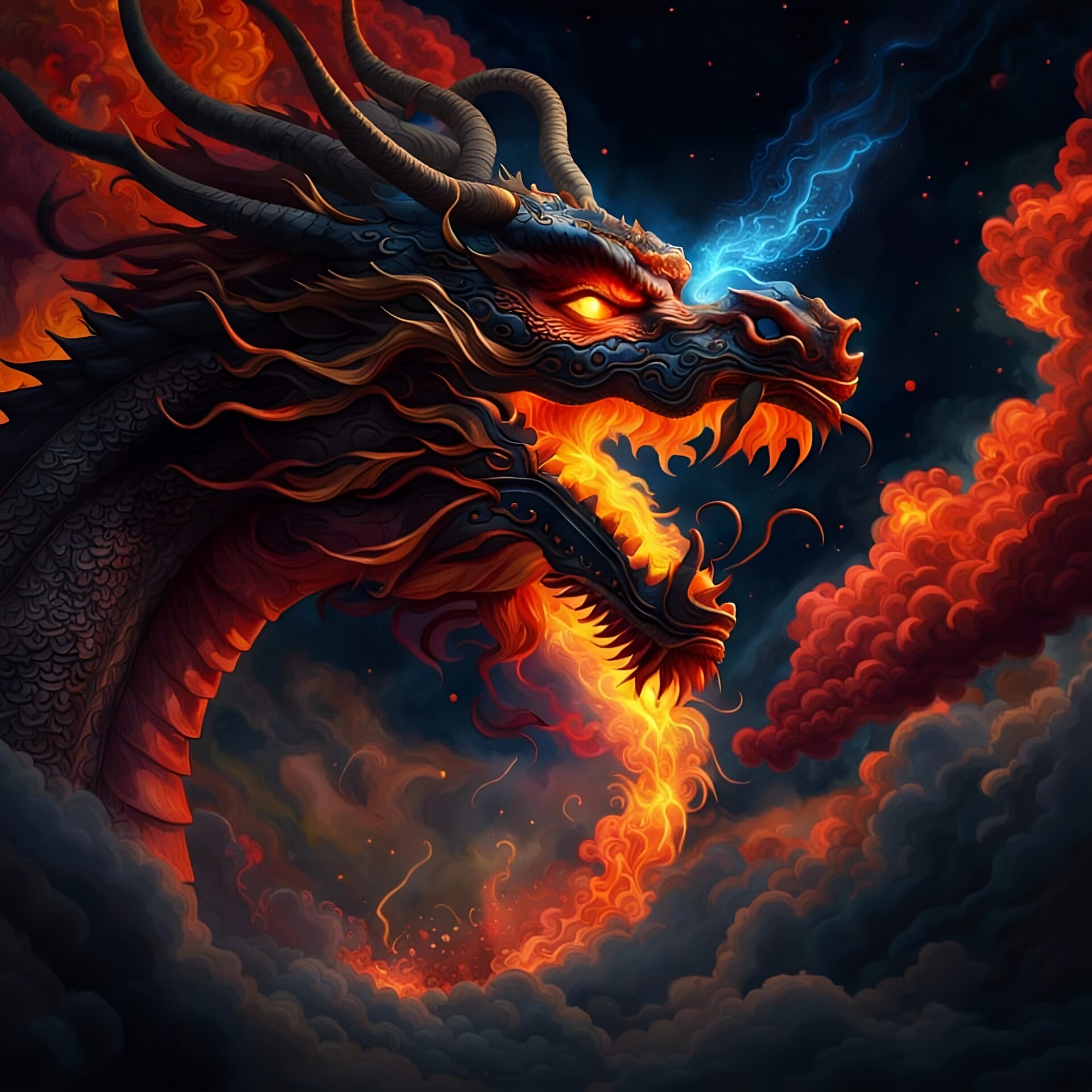 beautiful Chinese dragons