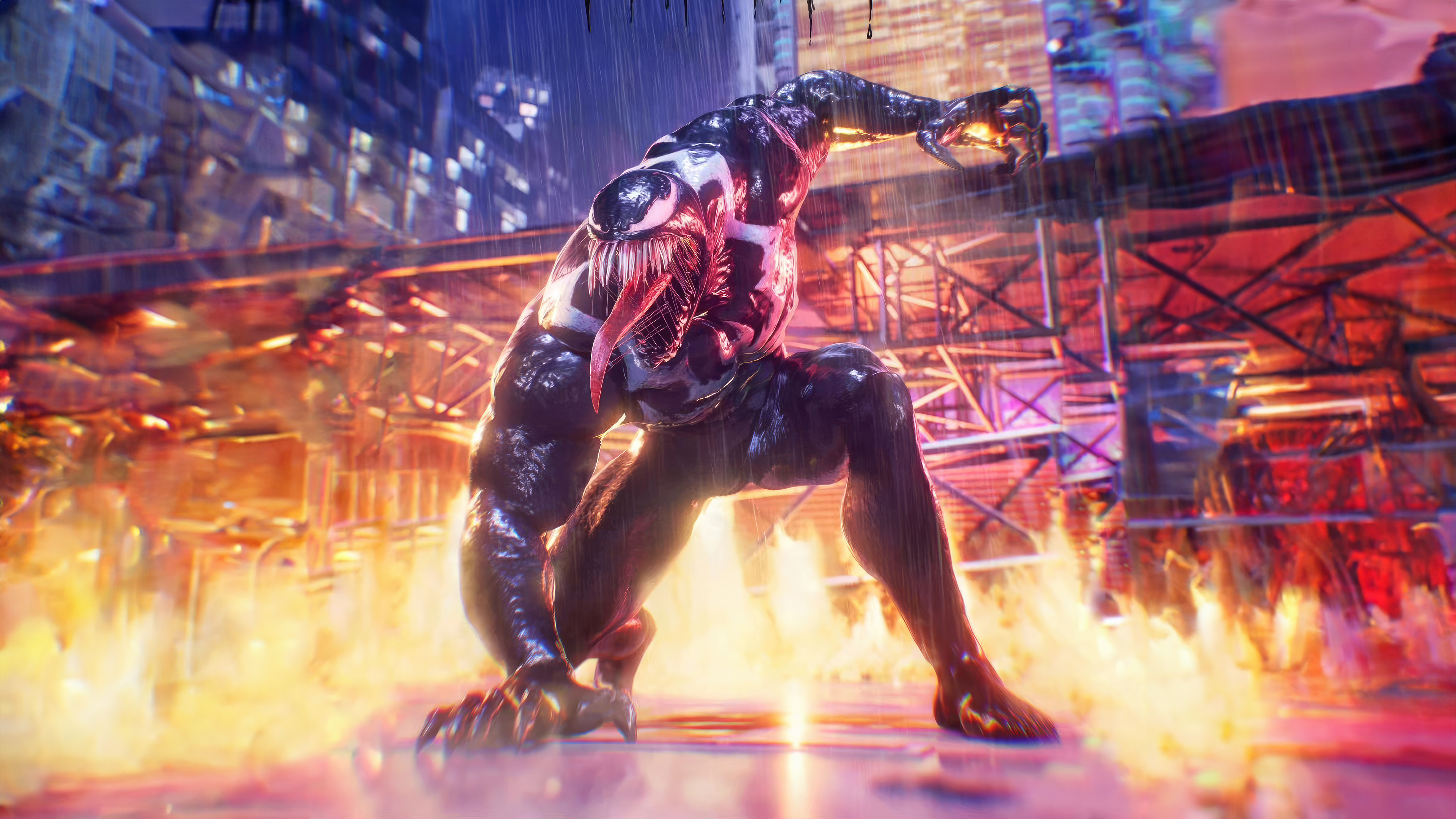 Venom In Marvels Spider Man 2 Wallpaper