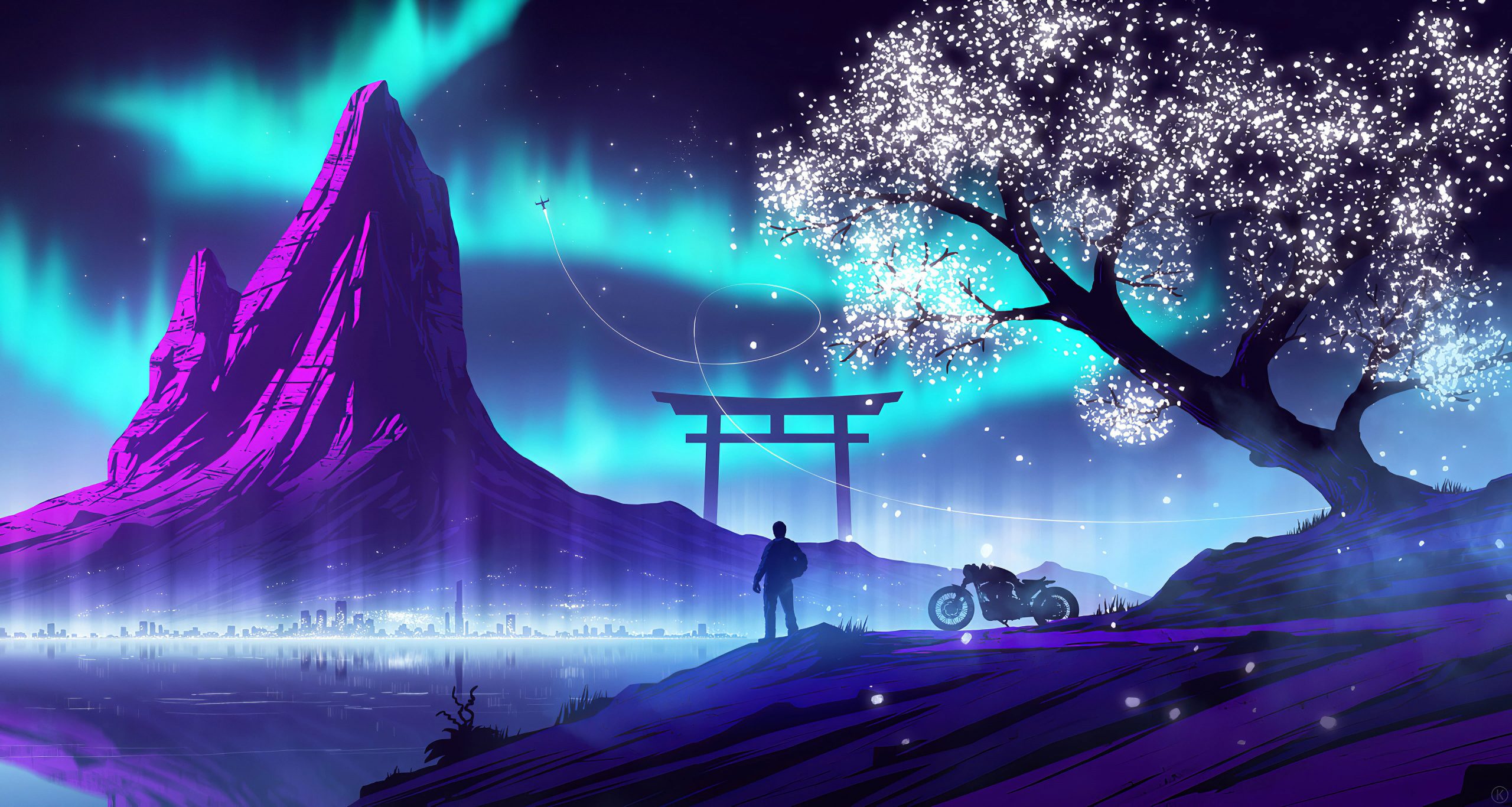 nature digital painting Wallpaper