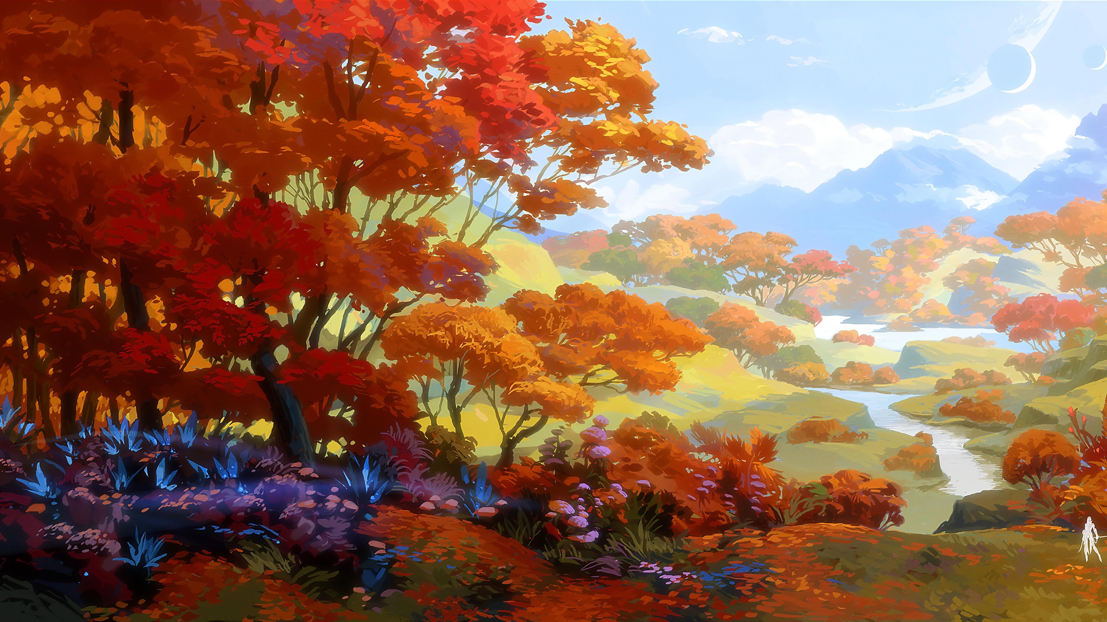 Fall digital painting