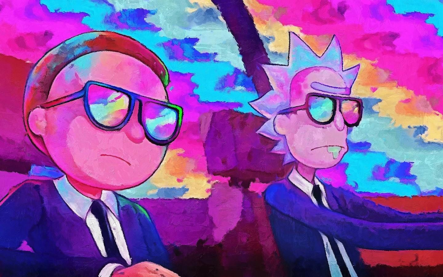 Rick and Morty Supreme Wallpaper