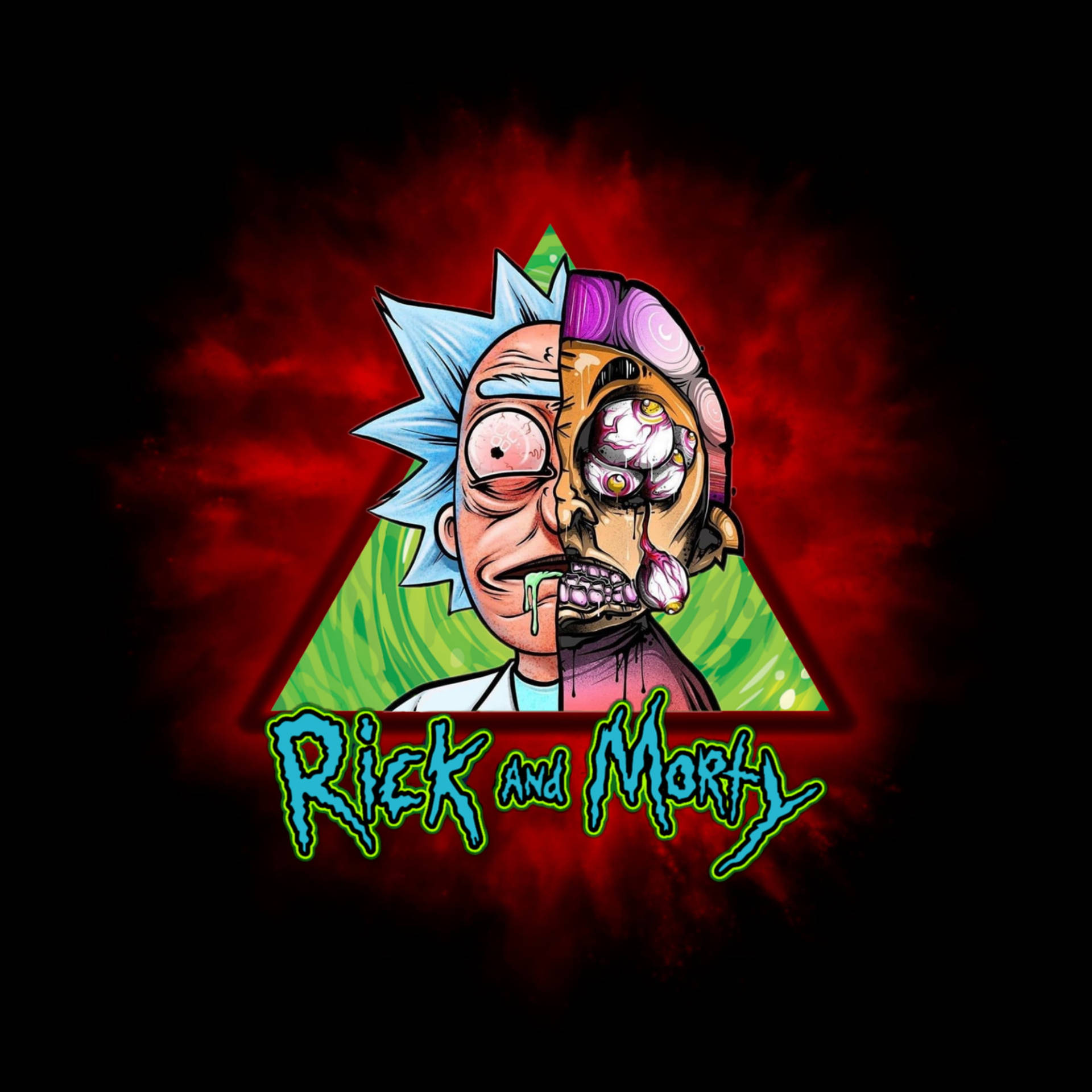 Rick And Morty Trippy Wallpaper