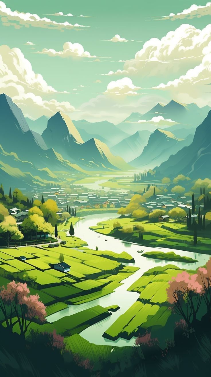 Best Water Illustration Art. Anime