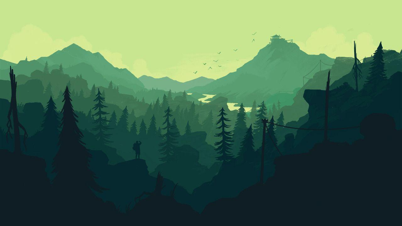 Illustration Landscape Wallpaper