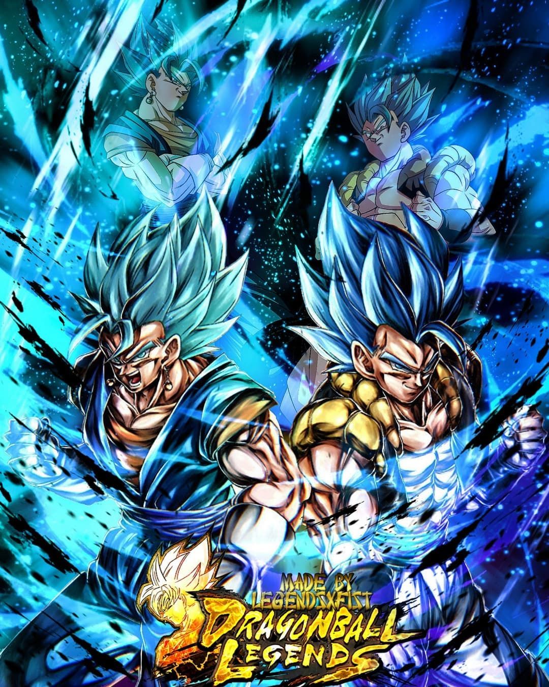 SSGSS Vegito & Gogeta artwork