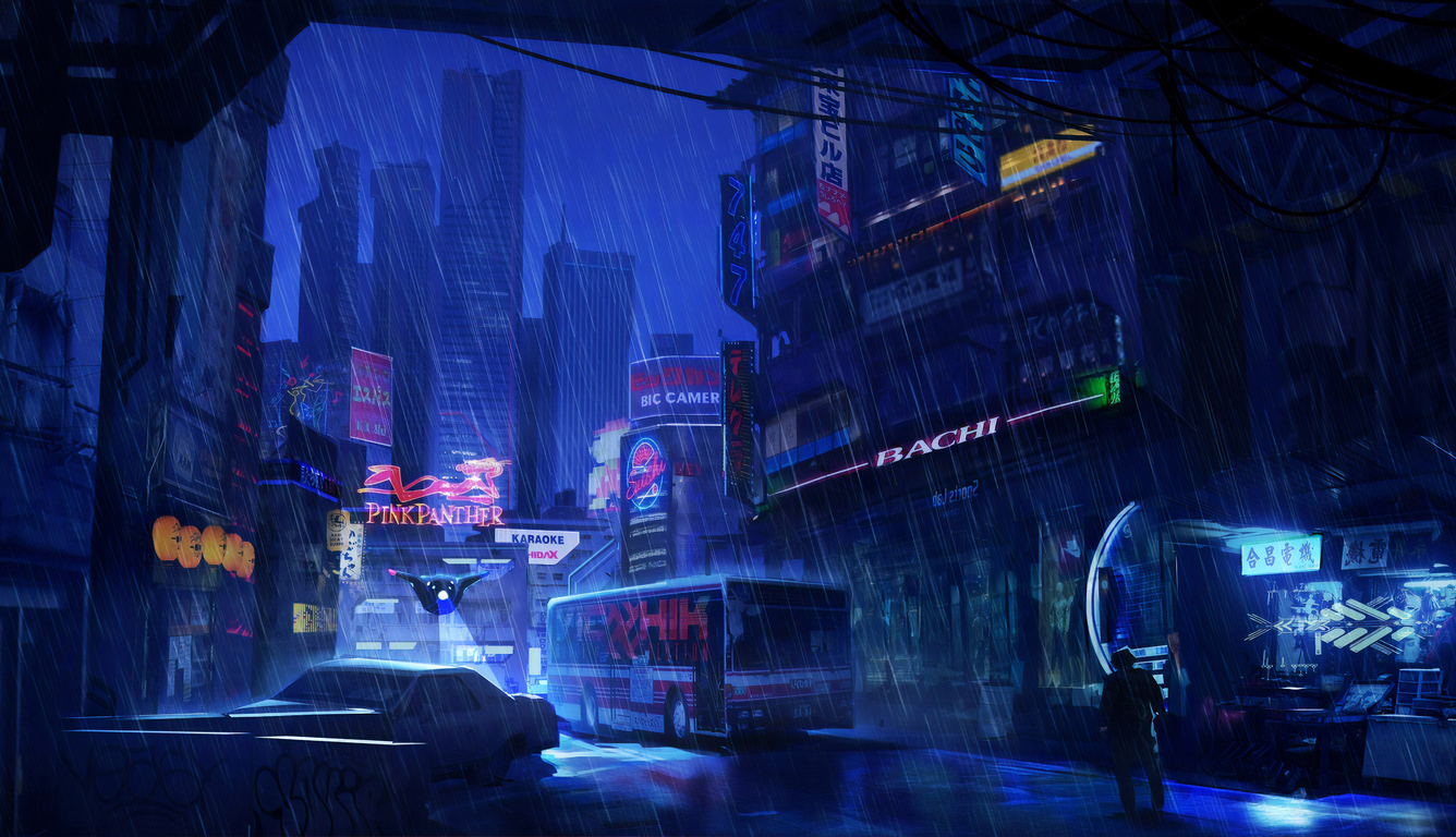 Dark Evening Rain 4k Laptop HD