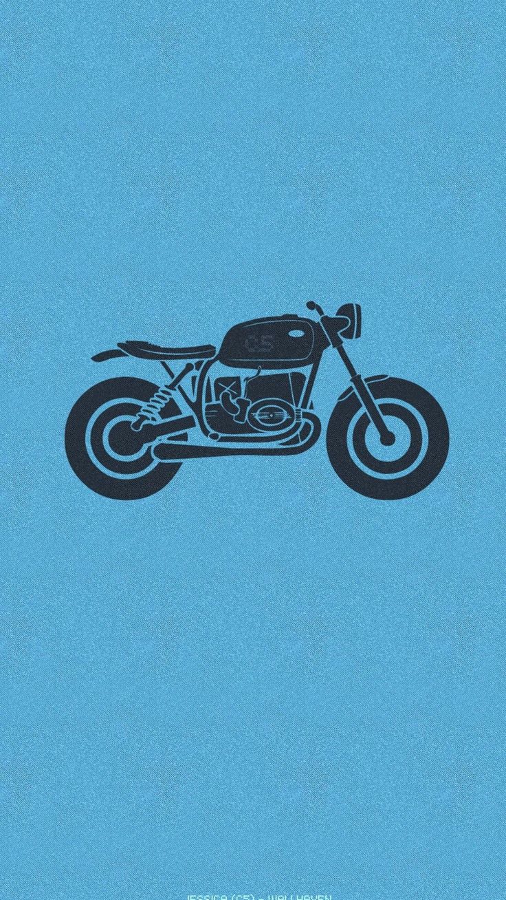 Motorcycle Minimalism Wallpaper