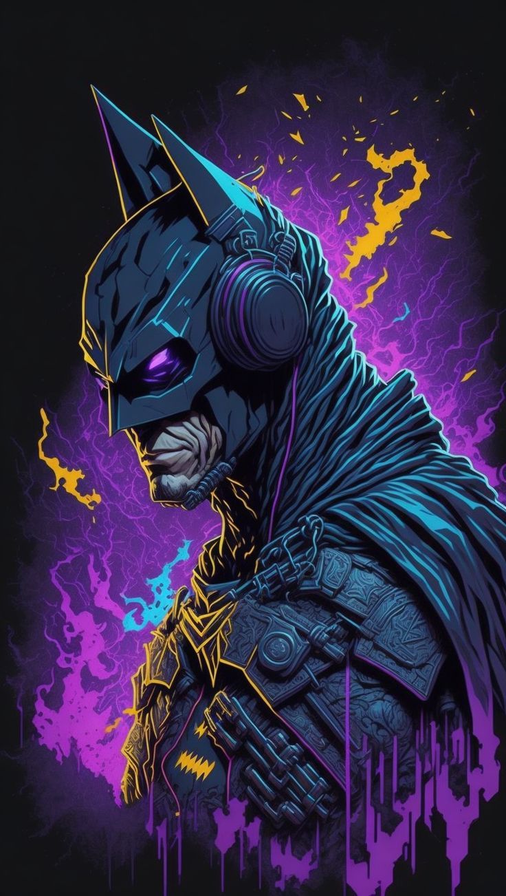 Graffiti Inspired Batman IPhone Wallpaper