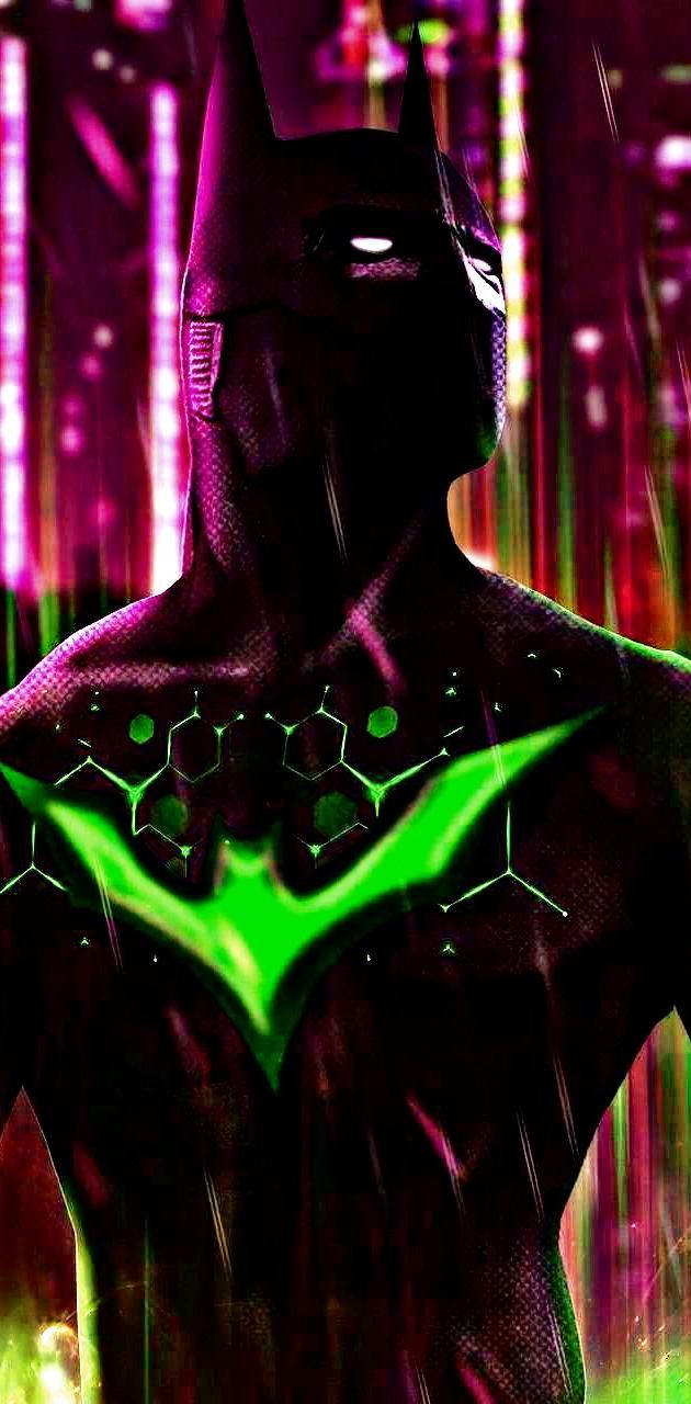 Neon Batman wallpaper