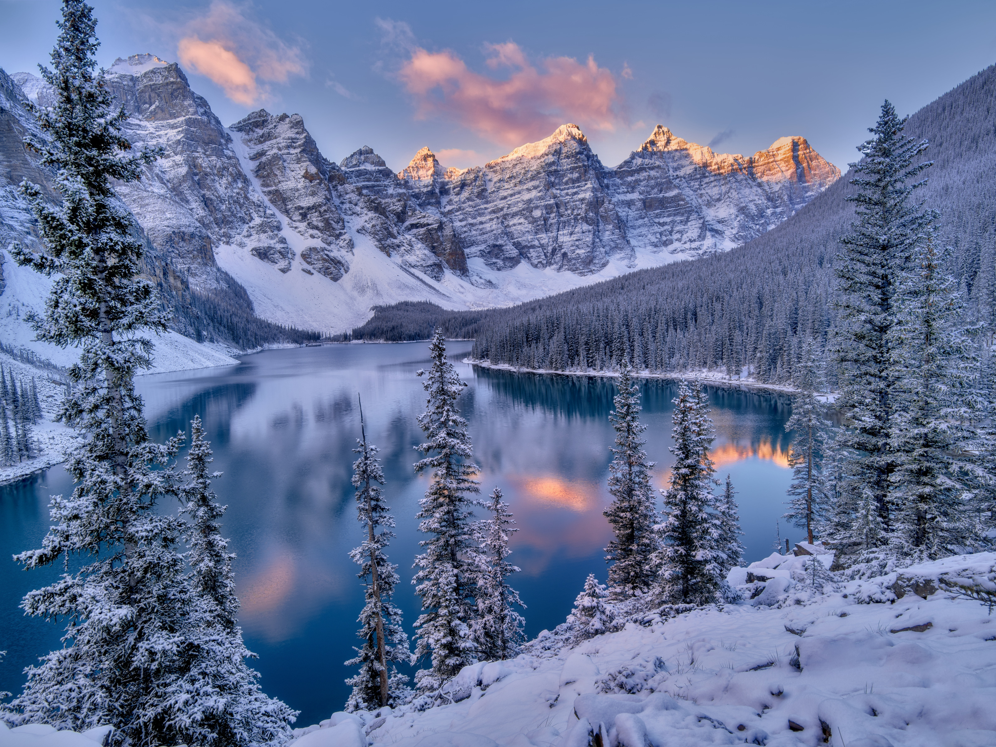 Winter Sunrise Lake Wallpapers - Wallpaper Cave