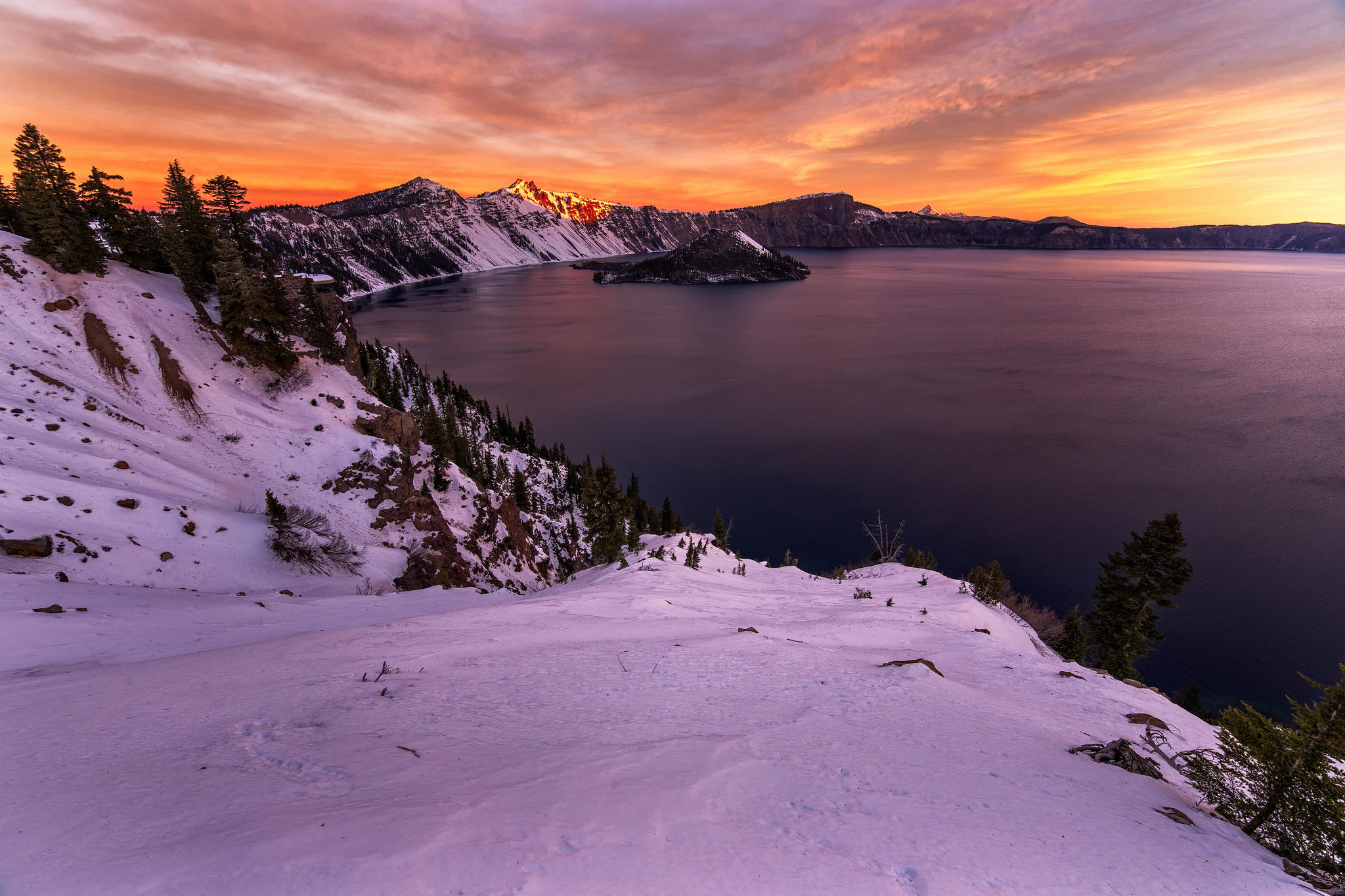 Winter Sunrise Lake Wallpapers - Wallpaper Cave