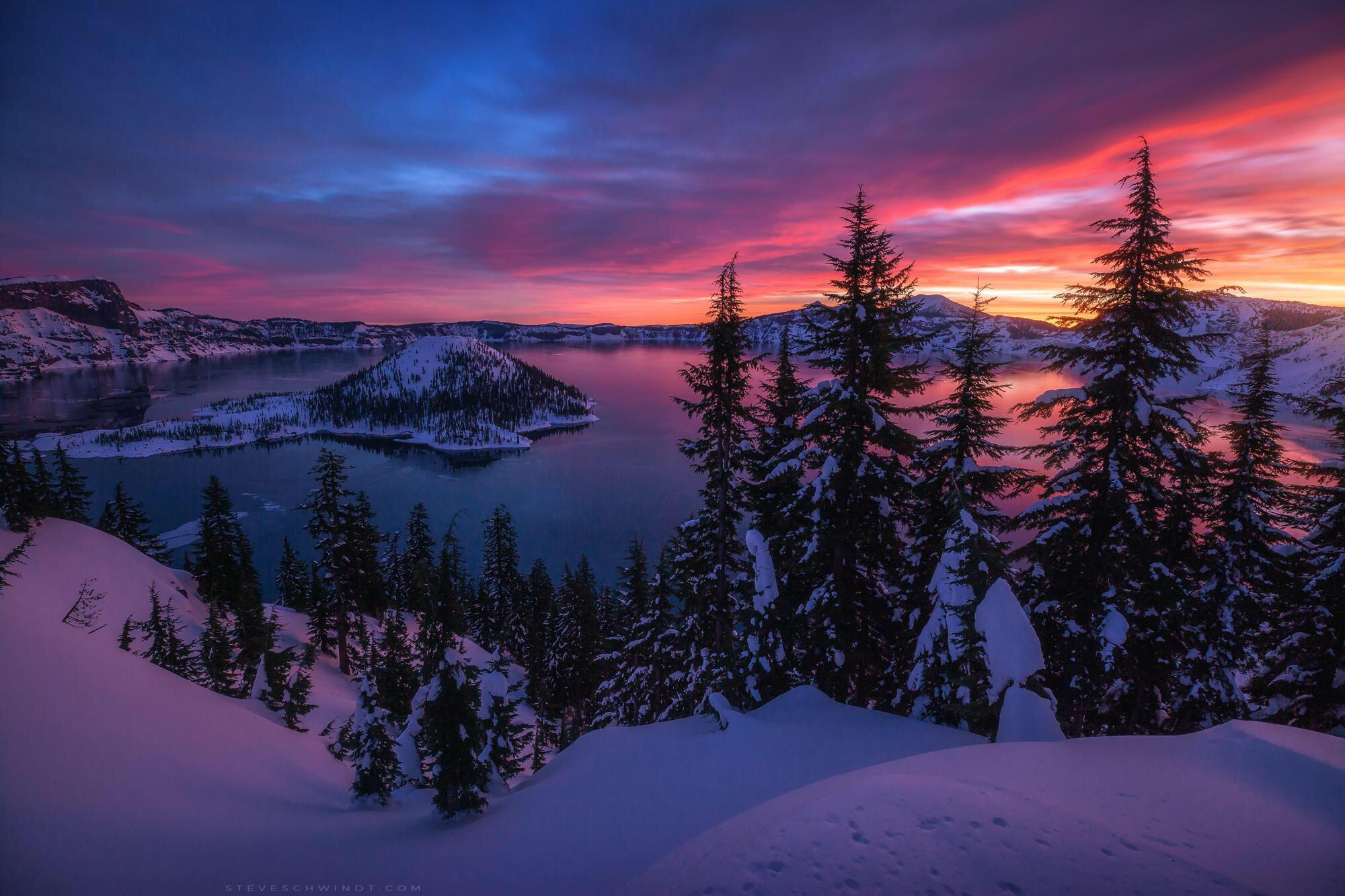 Winter Sunrise Lake Wallpapers - Wallpaper Cave