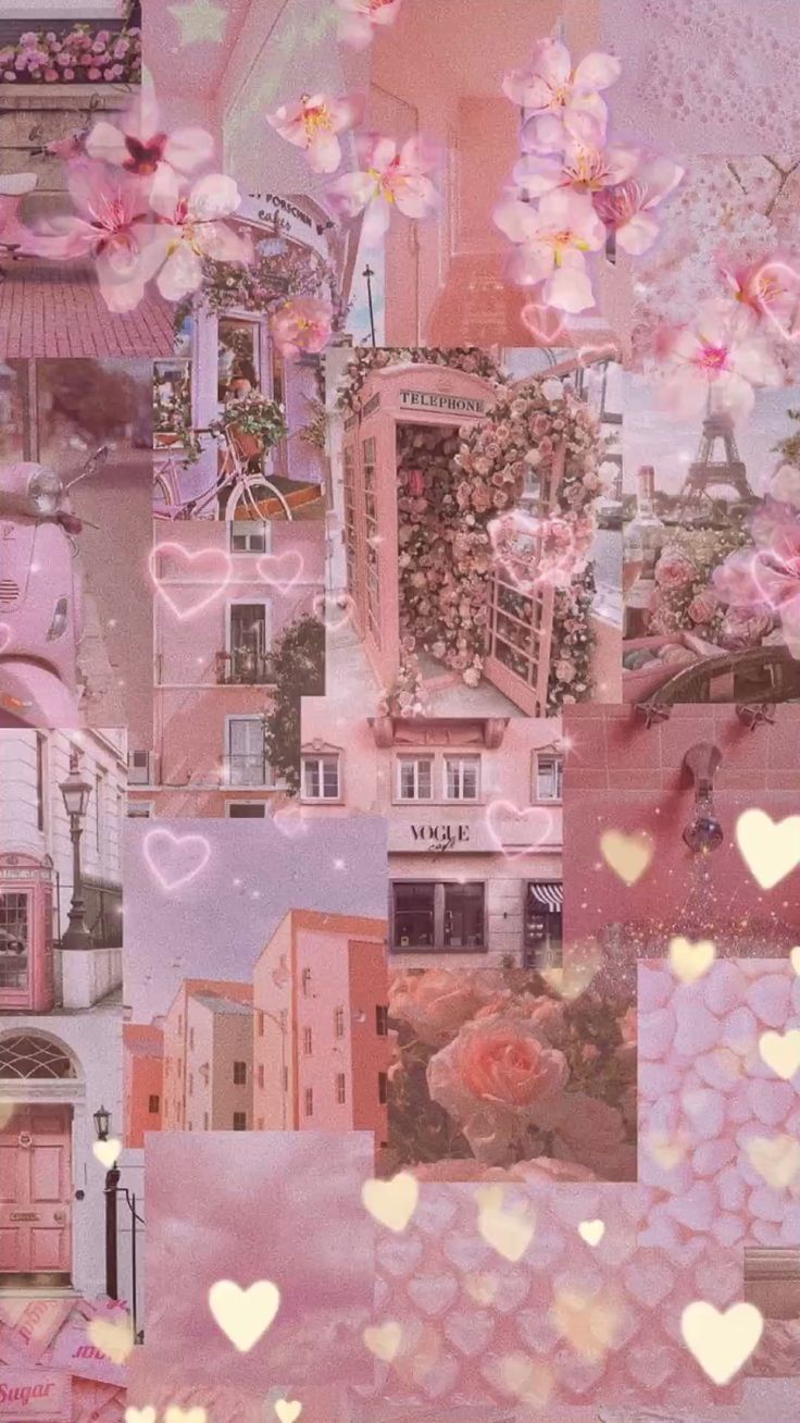 Pink wallpaper background