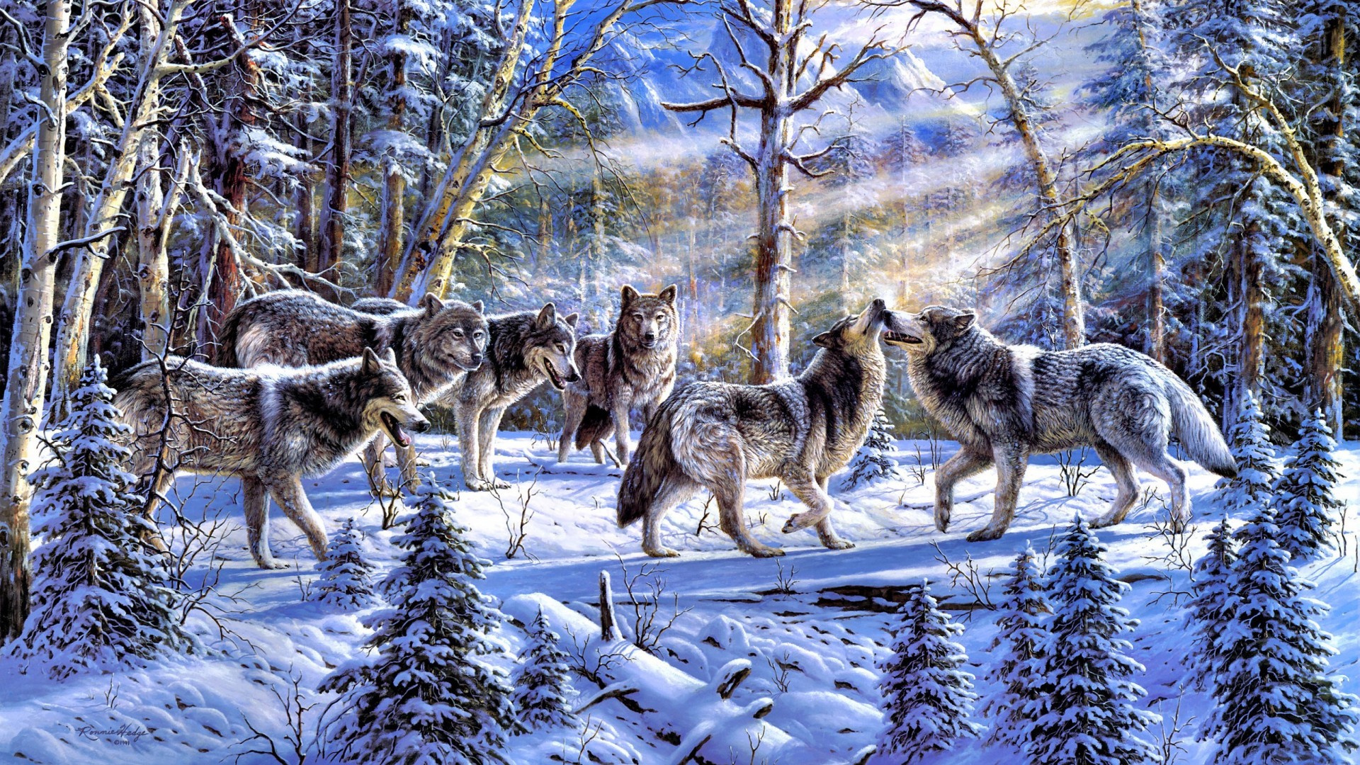 Ronnie Hedge art paintings wildlife