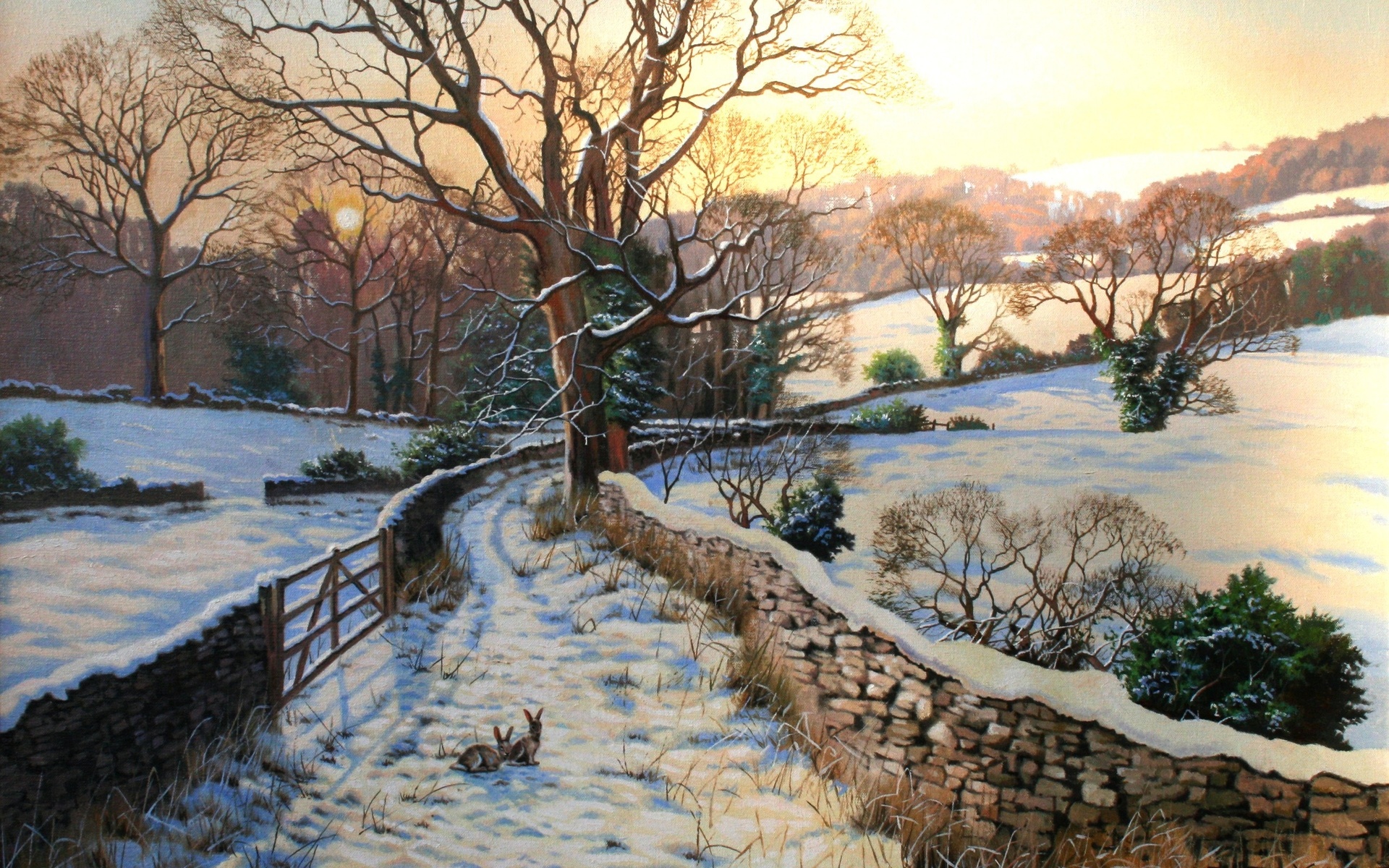 Winter Painting