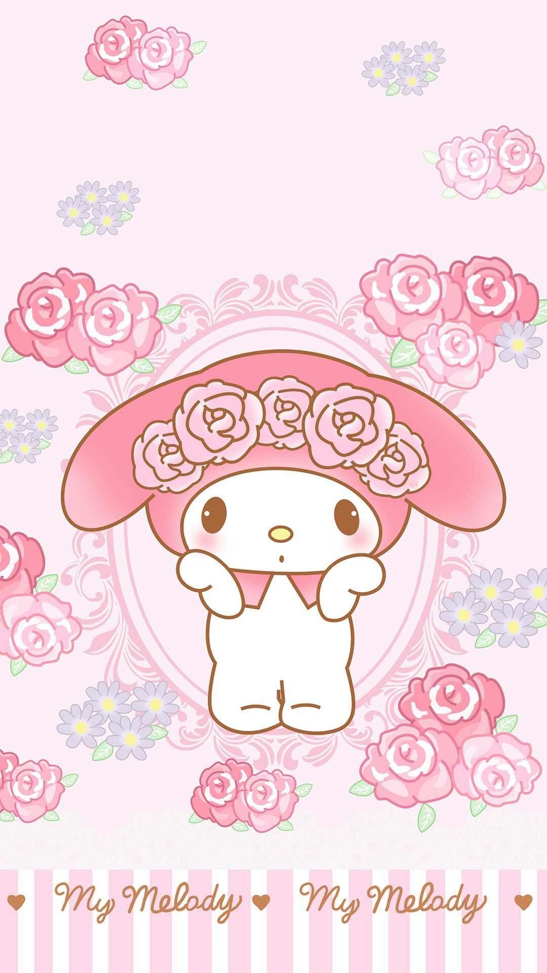 My Melody. My melody wallpaper, Hello