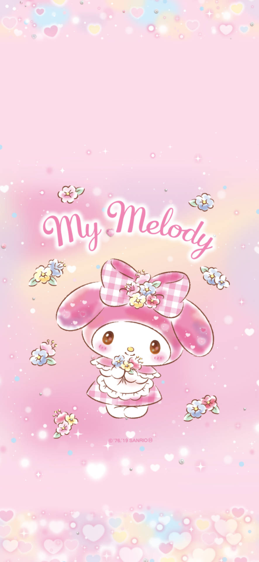 Darling Pink My Melody Wallpaper