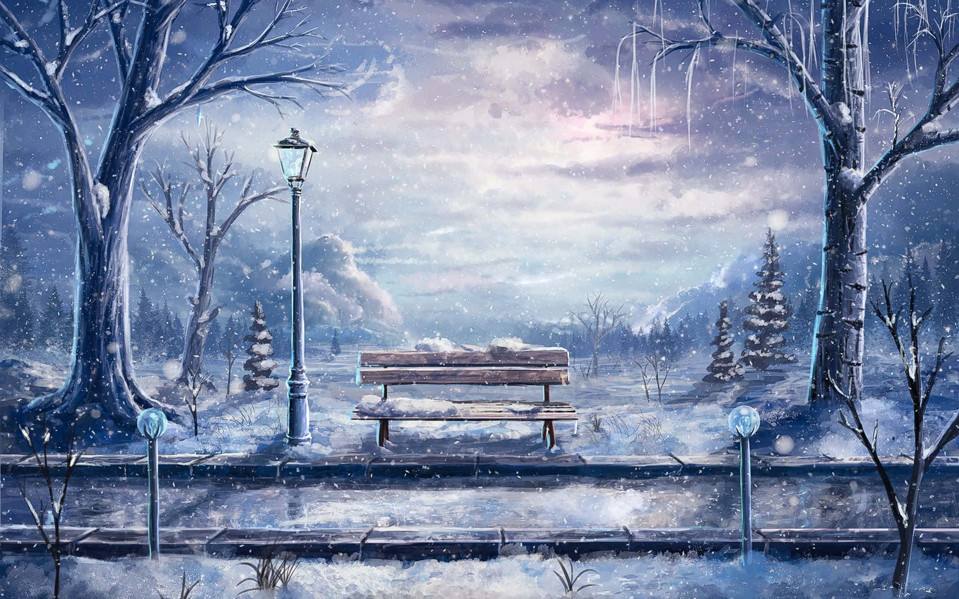 Download Enchanting Winter Landscape