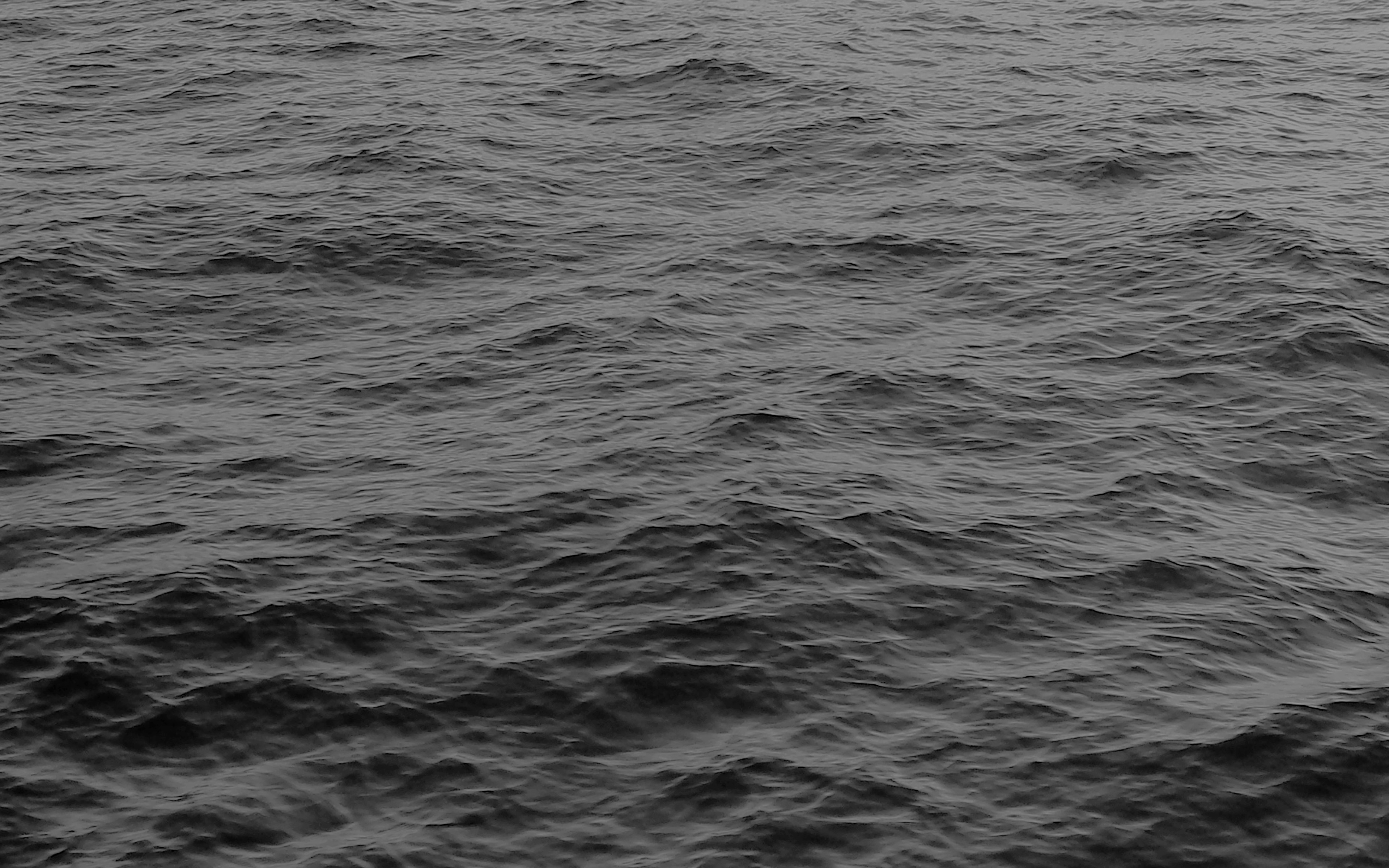 Sea Ocean Wave Dark Nature Black