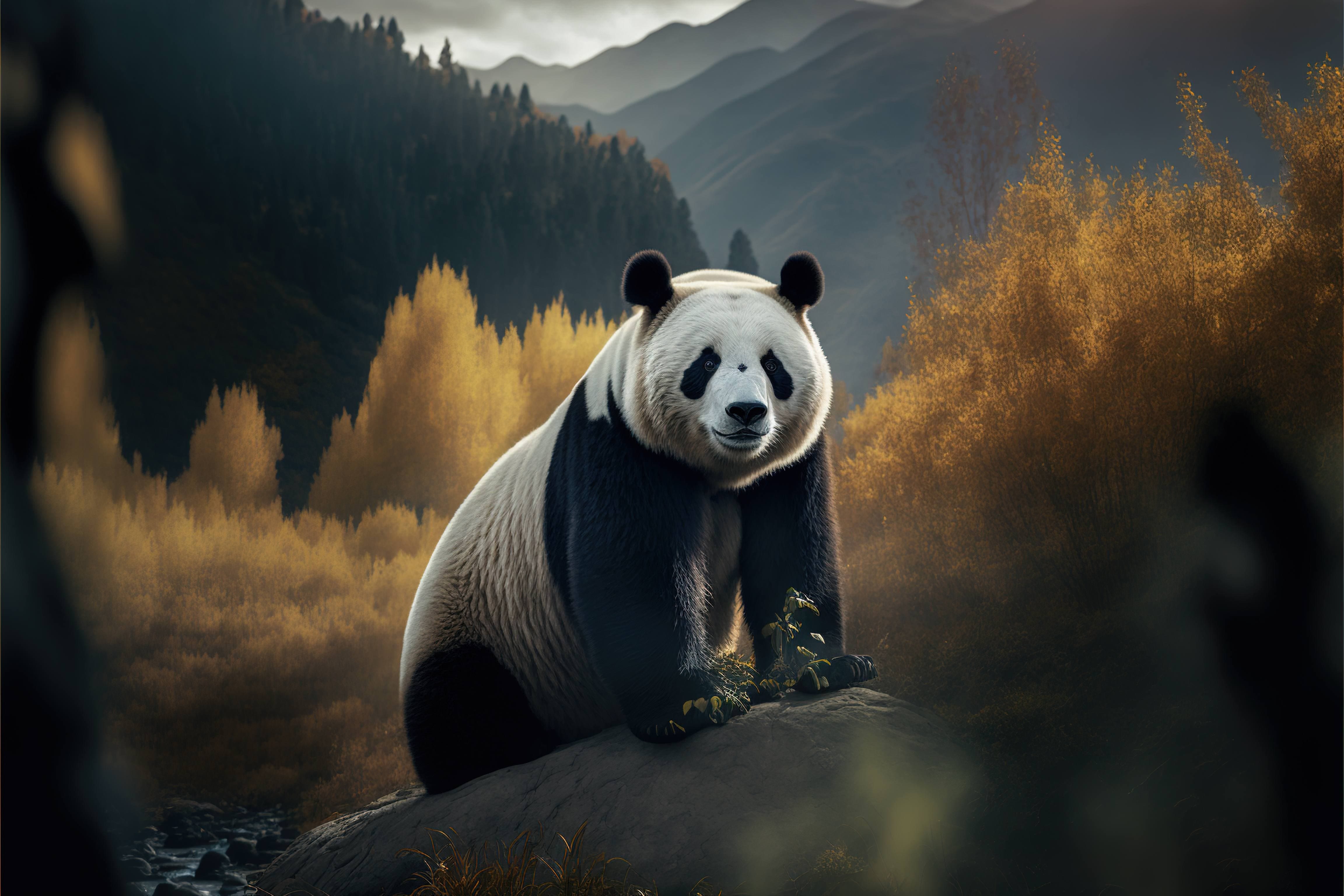 The most stunning panda in nature