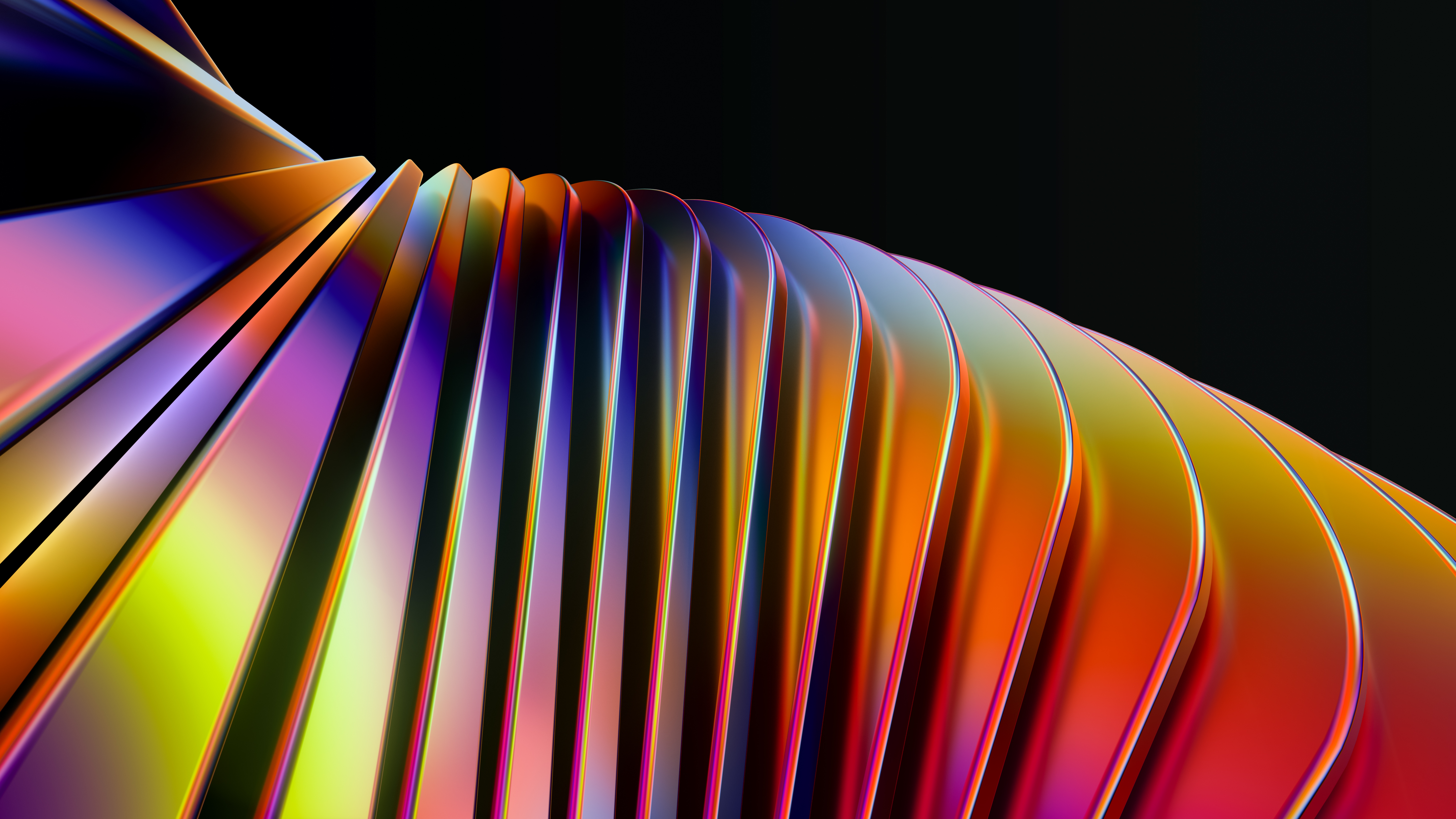 Abstract design Wallpaper 4K, 3D Render