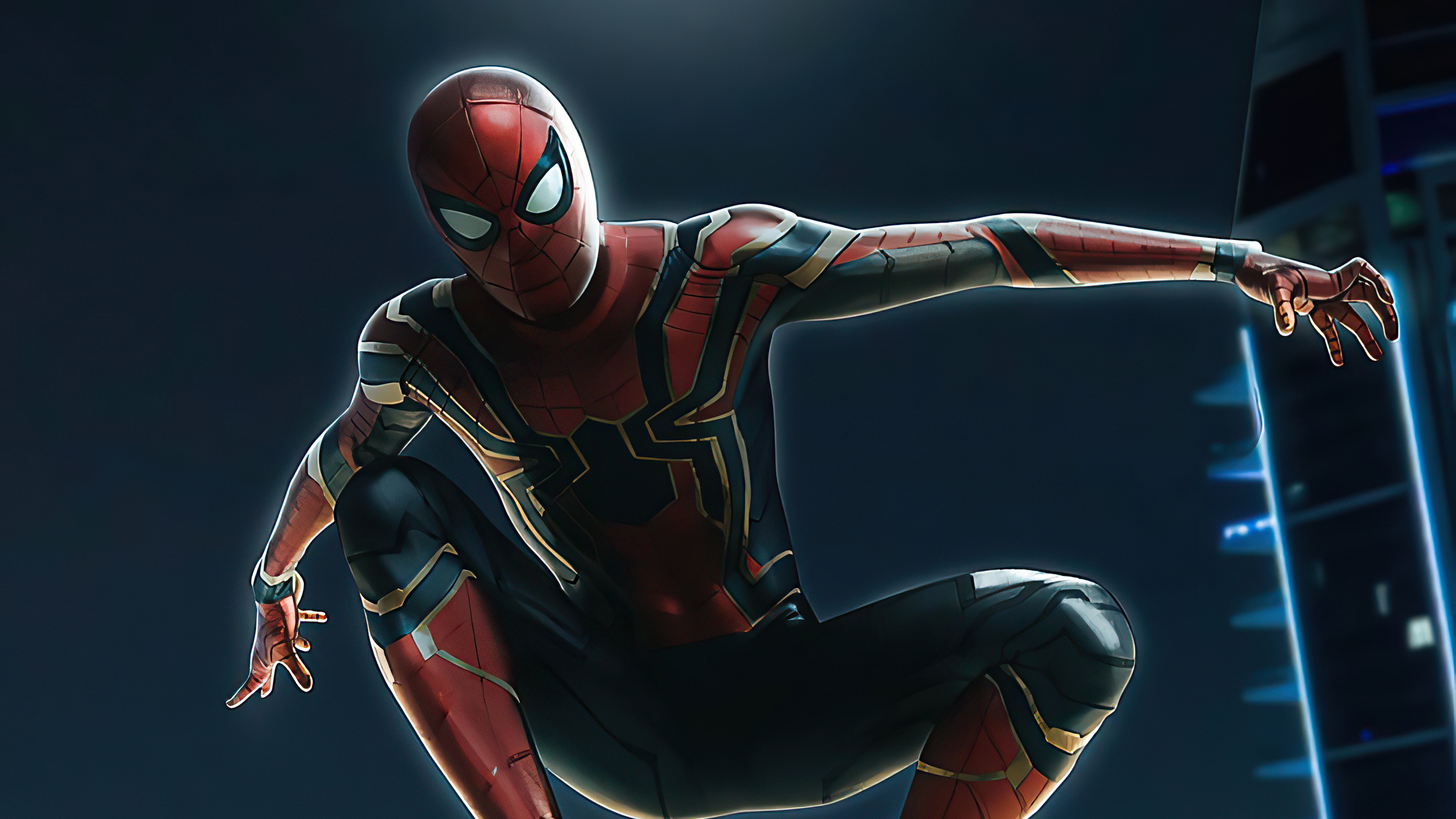 Spiderman Iron Suit 4k 1440P