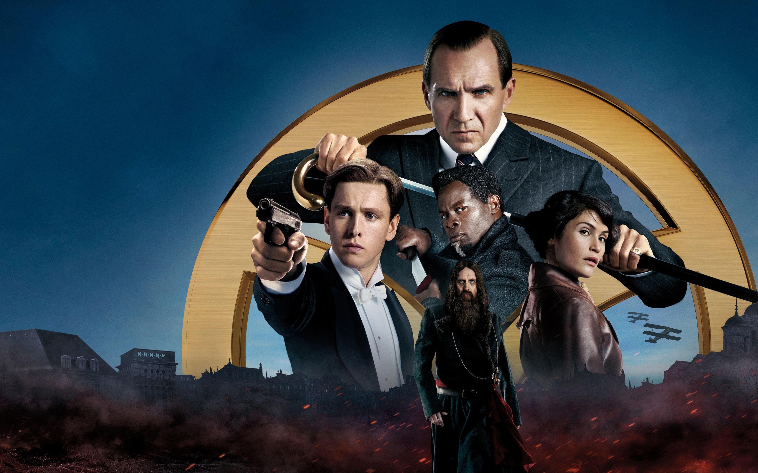 Wallpaper 4K, Ralph Fiennes, Djimon Hounsou