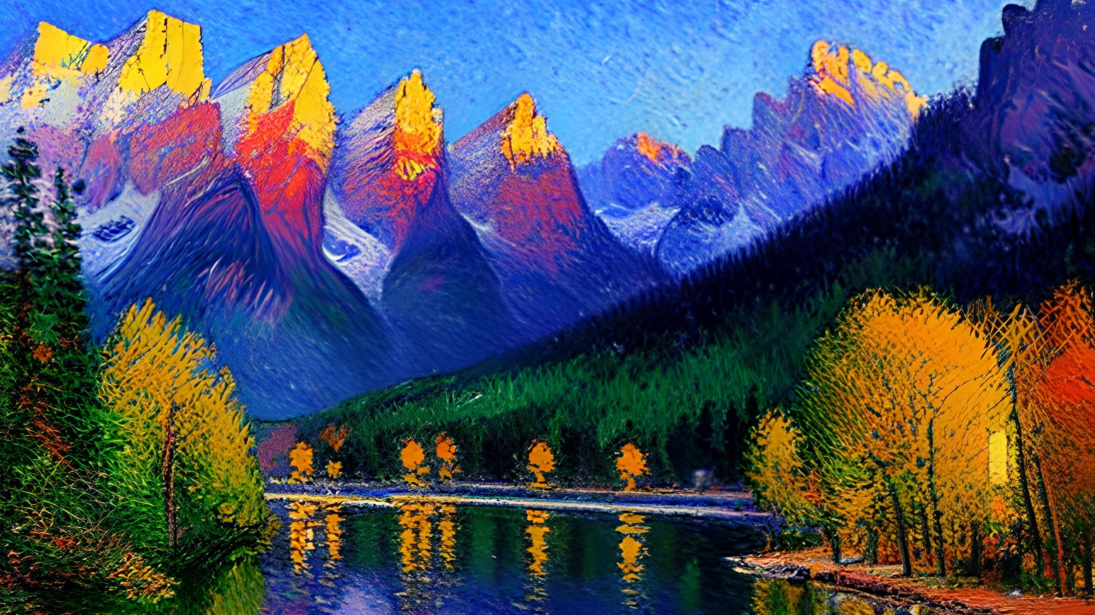 AImpressionism 4k wallpaper pack