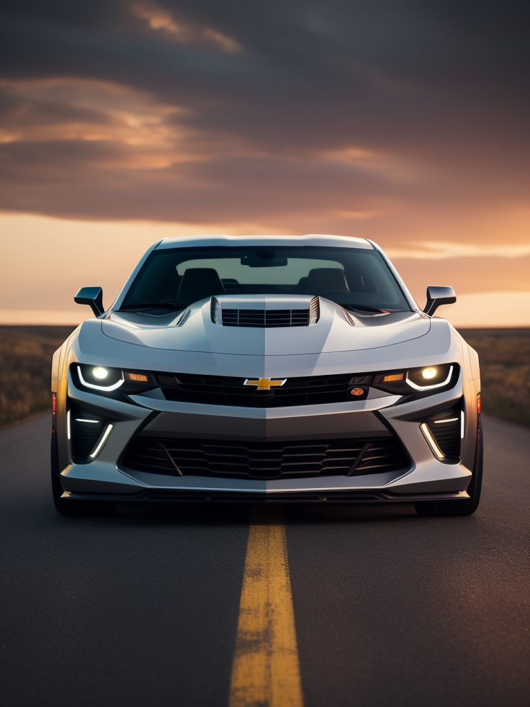 videogame visual of chevrolet camaro