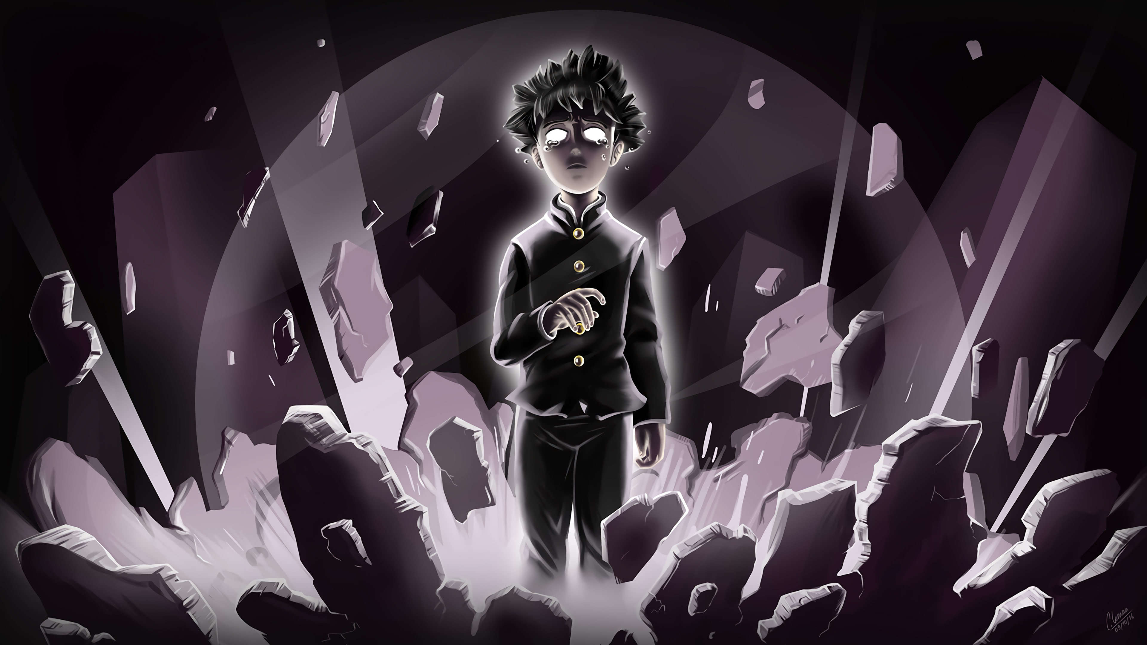 Mob Psycho UHD 4K Wallpaper