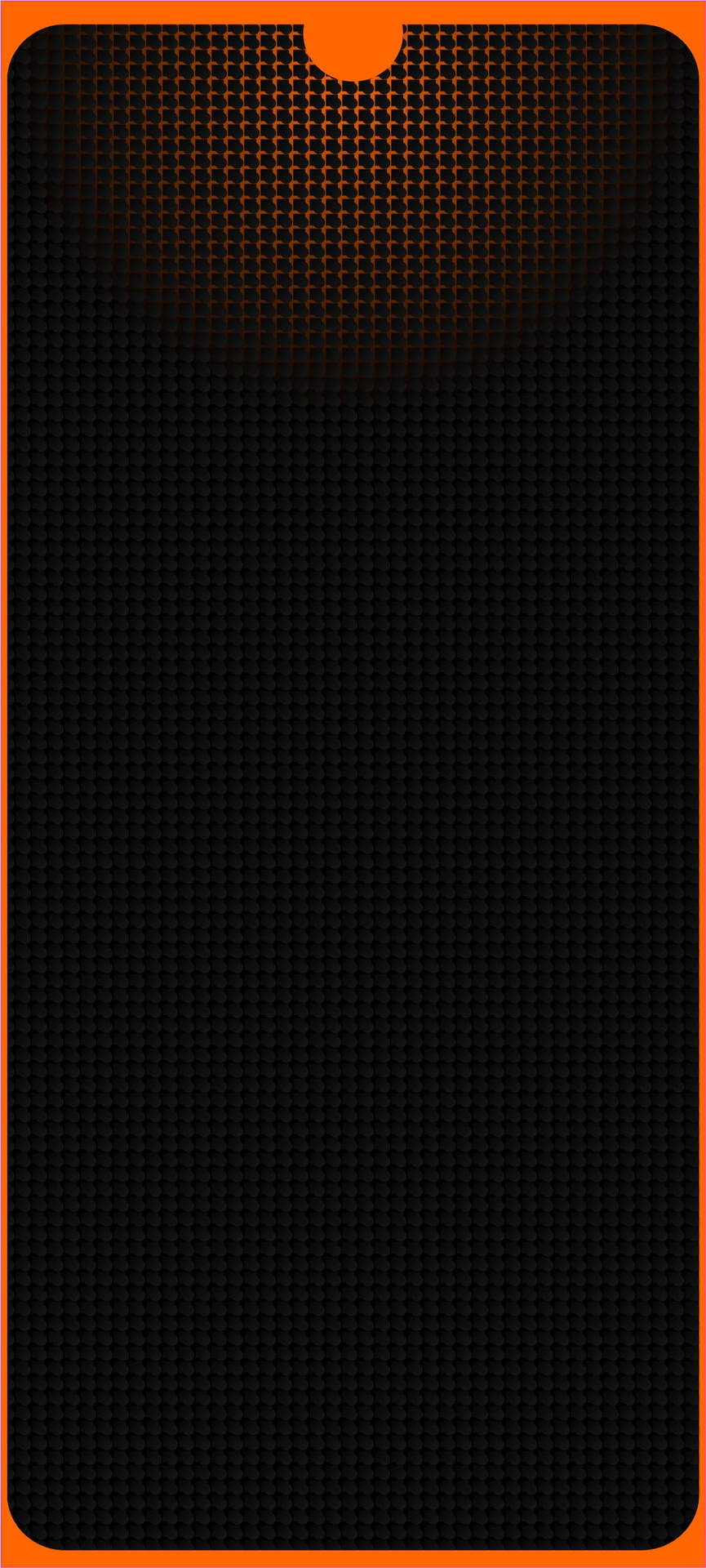Orange Border Line Wallpaper