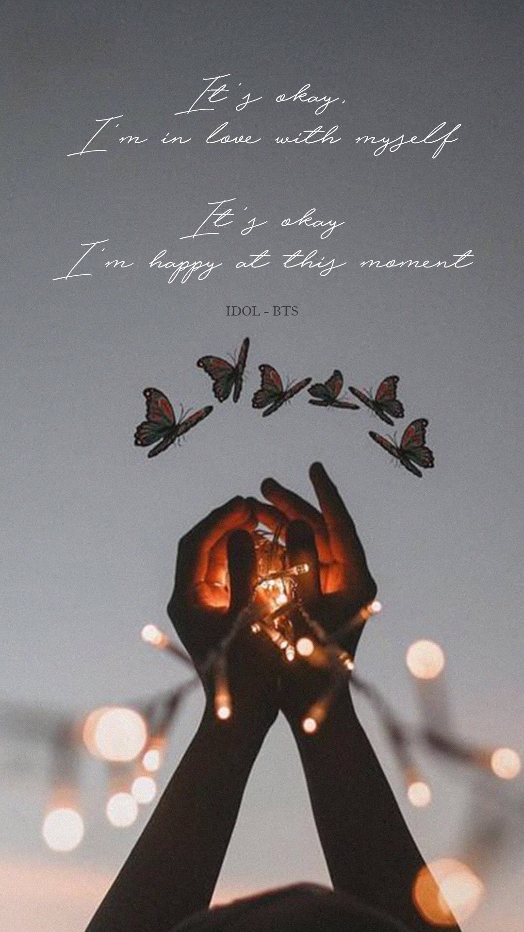 Bts aesthetic quotes Wallpaper