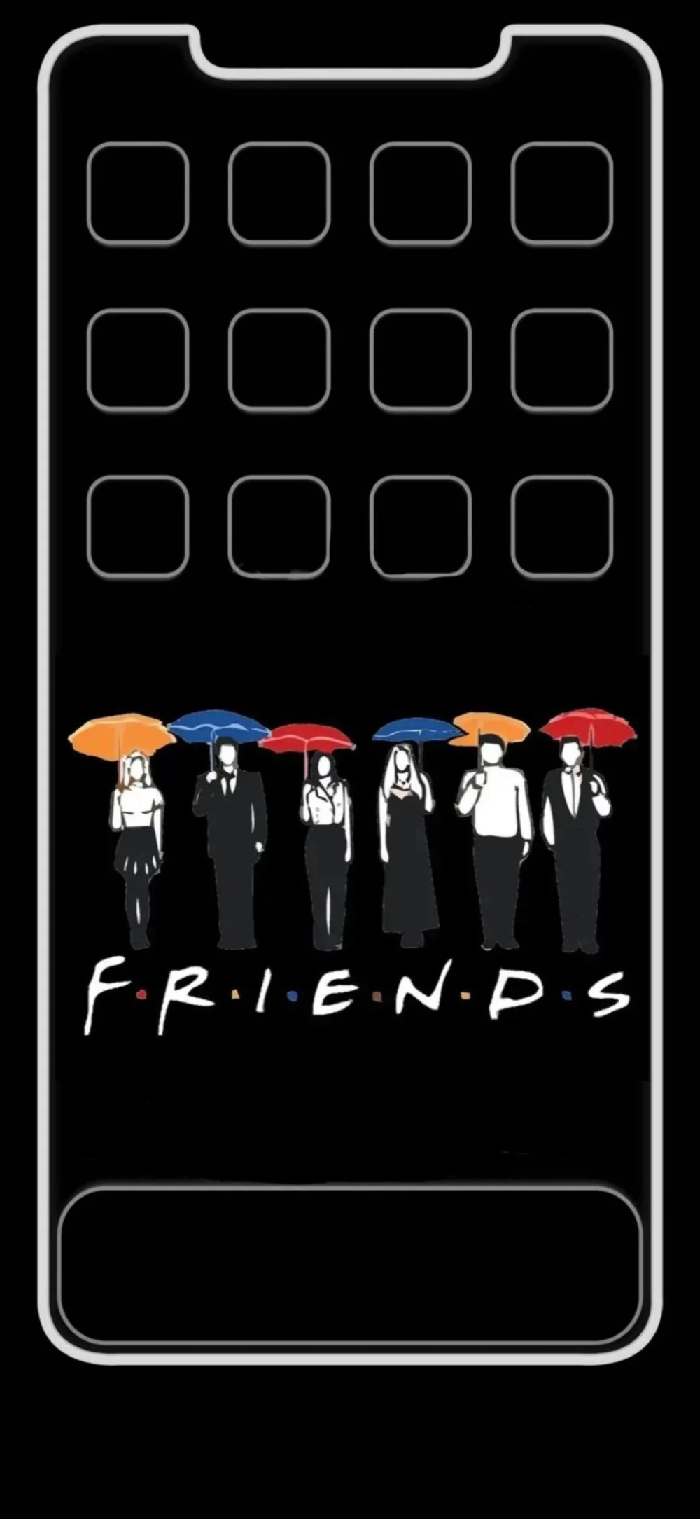 Friends TV Show iPhone Wallpaper
