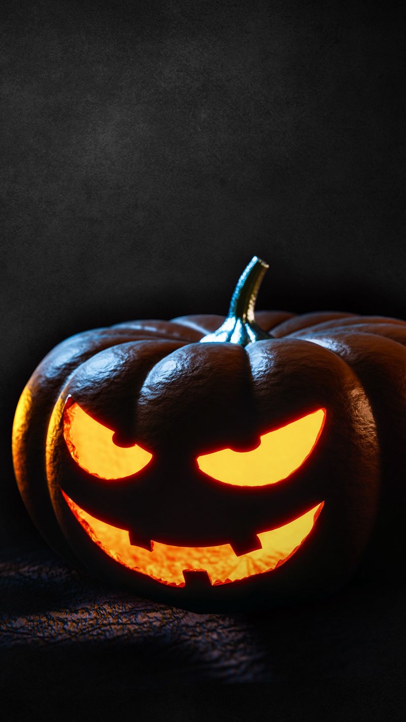 Download wallpaper 800x1420 pumpkin