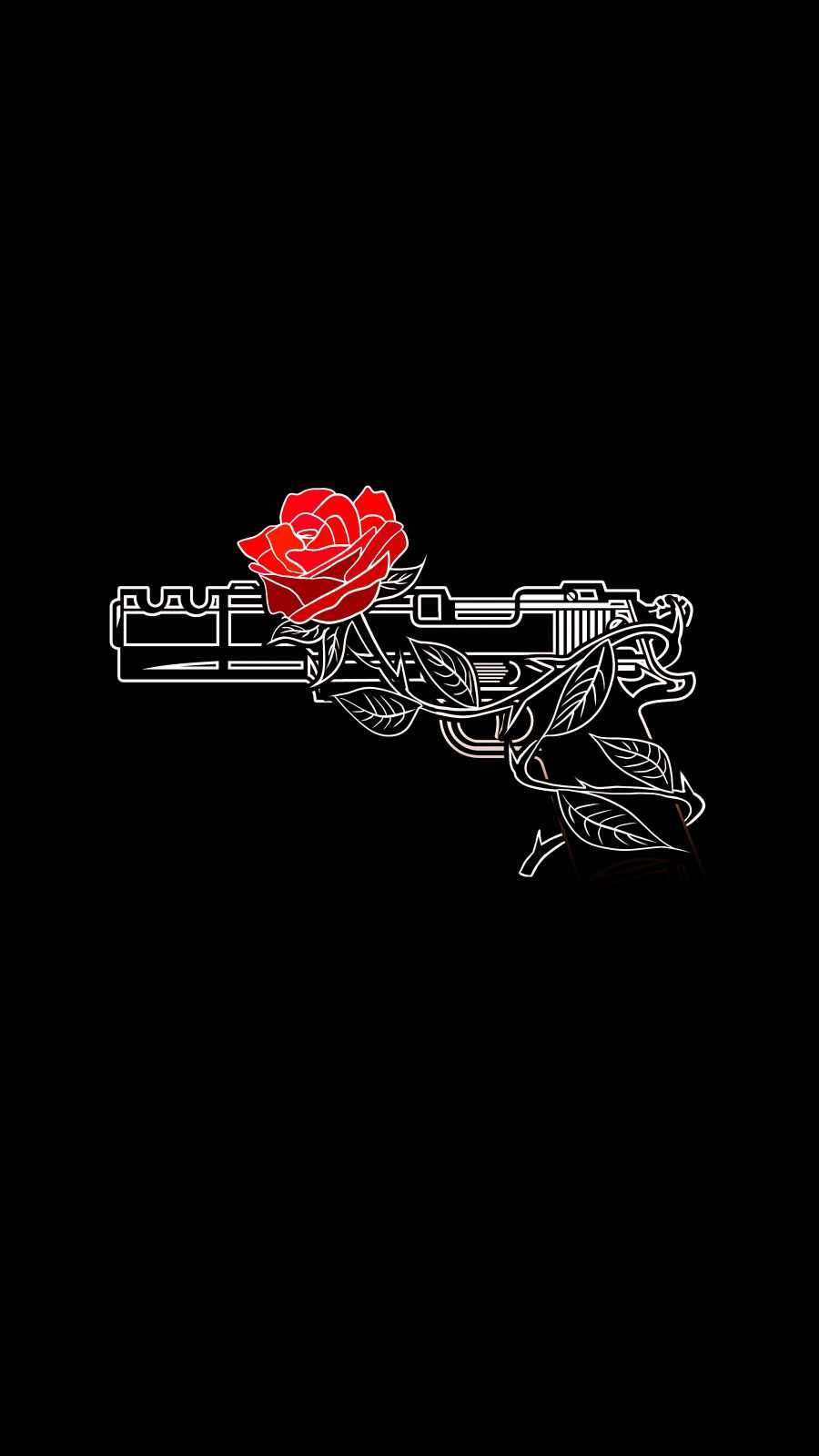 aesthetic gun Wallpaper
