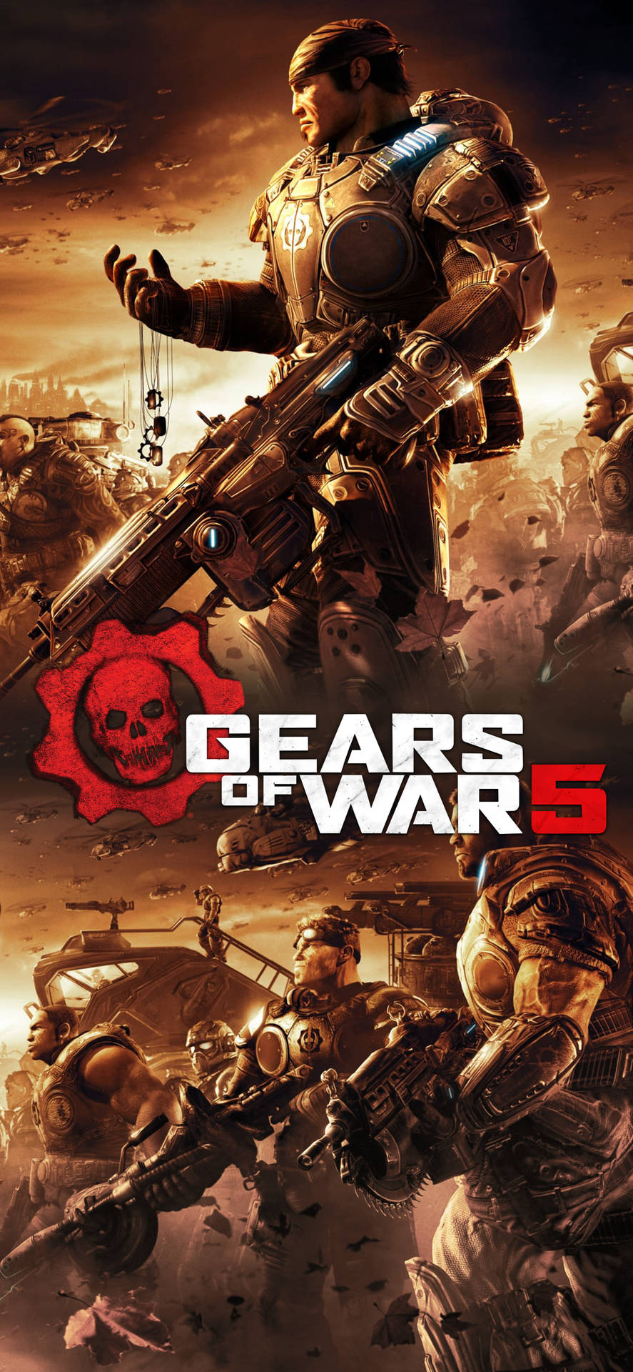 Gears 5 iPhone Wallpaper
