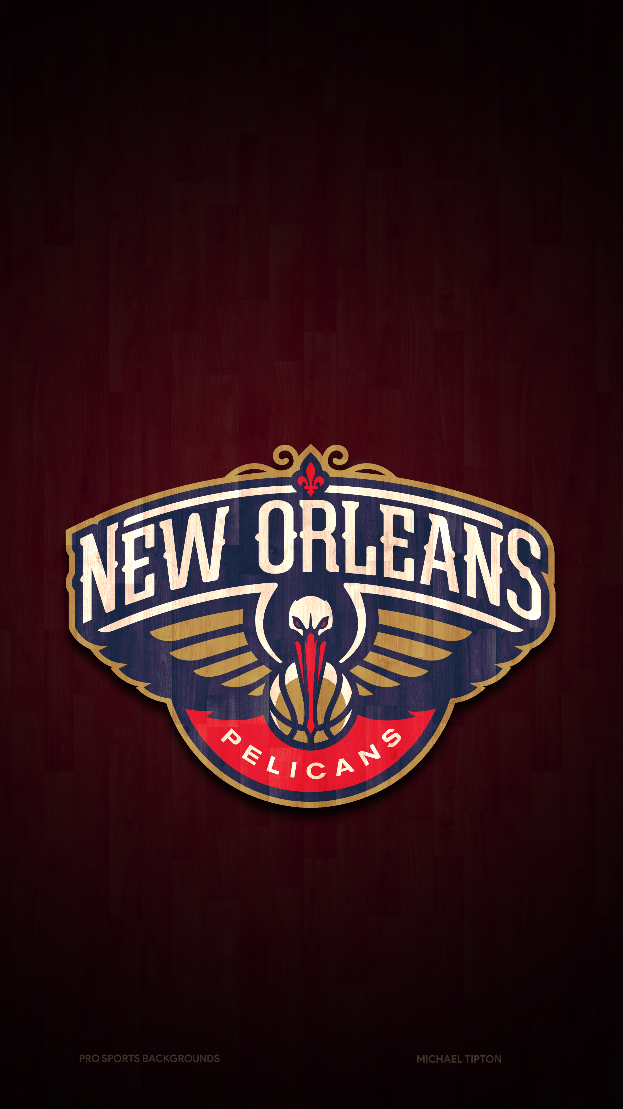 New Orleans Pelicans Phone Wallpaper