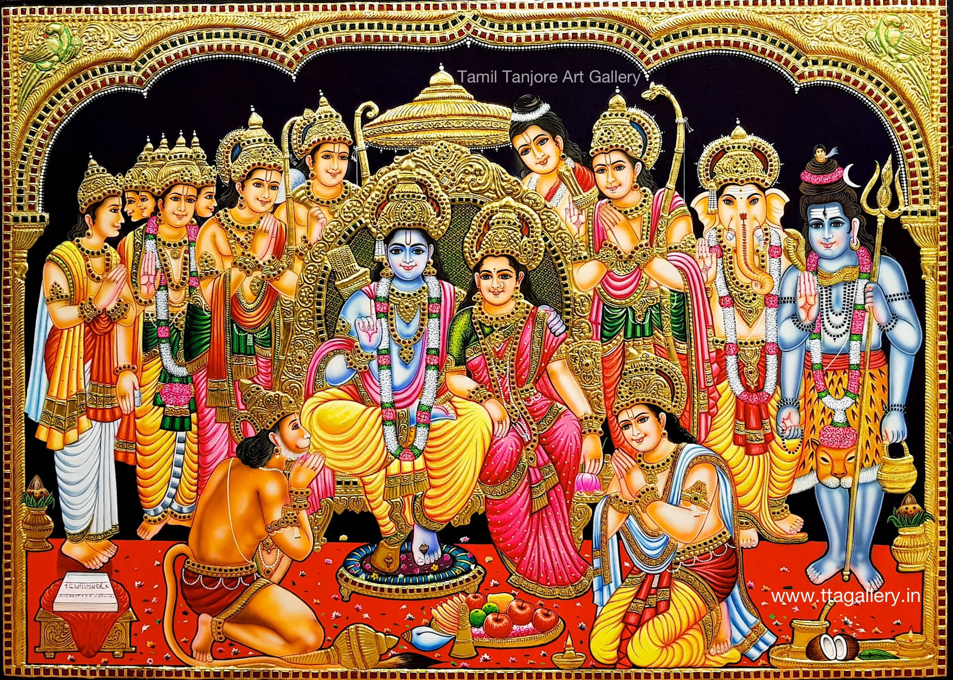 Download Ram Darbar Throne Wallpaper